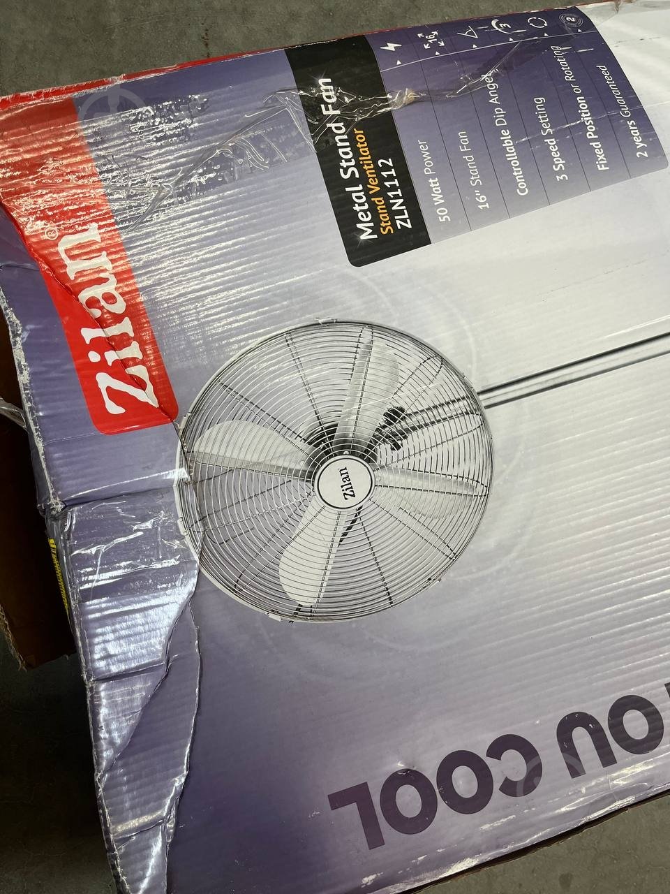 УЦЕНКА! Вентилятор напольный Zilan ZLN1112 (УЦ №2440) - фото 6 УЦЕНКА! Вентилятор напольный Zilan ZLN1112 (УЦ №2440) - фото 6