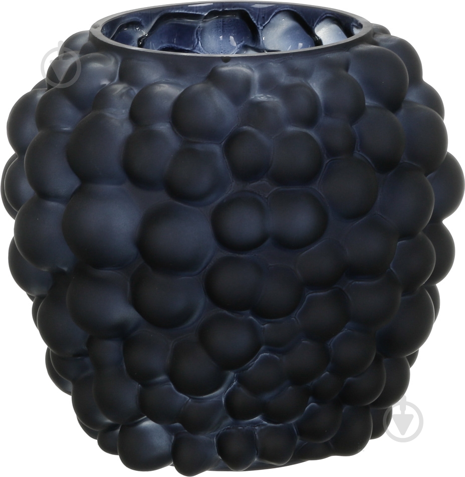 Ваза стеклянная Bubbles 20 см черная VA5815-18MANT - фото 1 Ваза стеклянная Bubbles 20 см черная VA5815-18MANT - фото 1