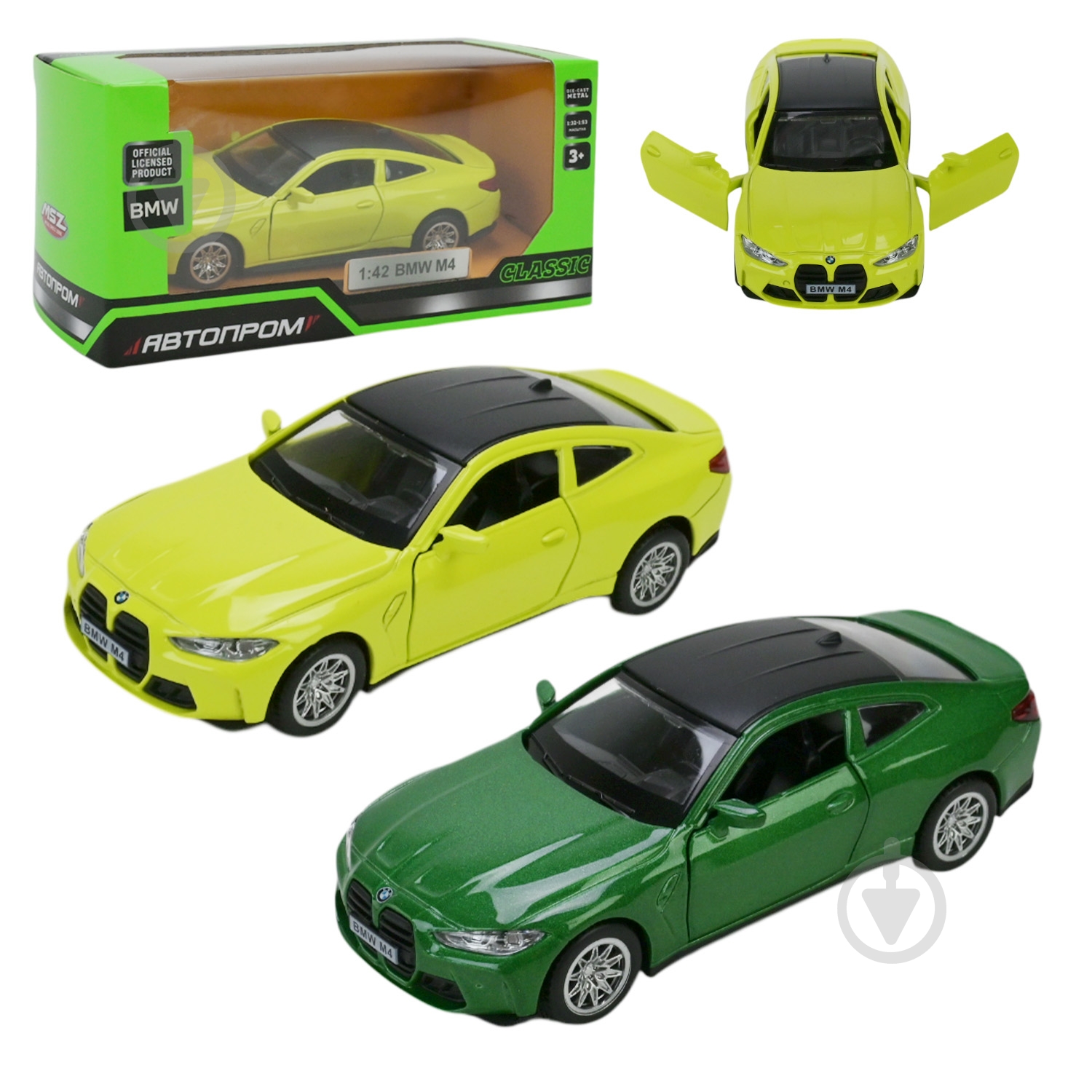 ᐉ Автомодель Автопром 1:42 Classic BMW M4 (G82) 4371 • Краща ціна