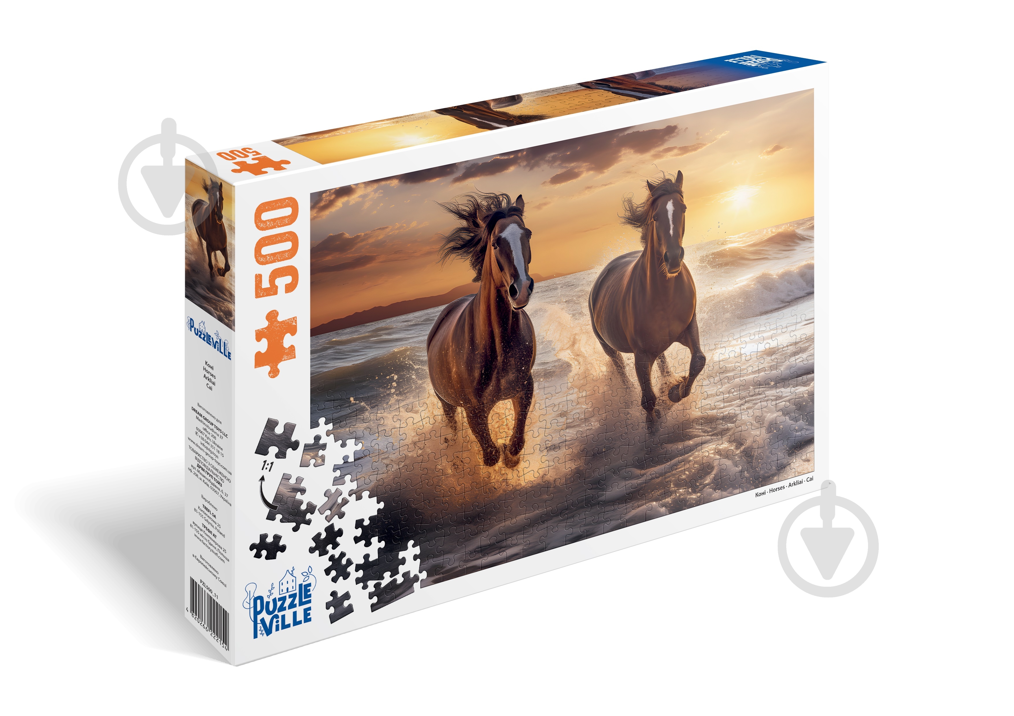 ᐉ Пазл PUZZLEVILLE Коні 500 елементів PZL500_11 • Краща ціна в