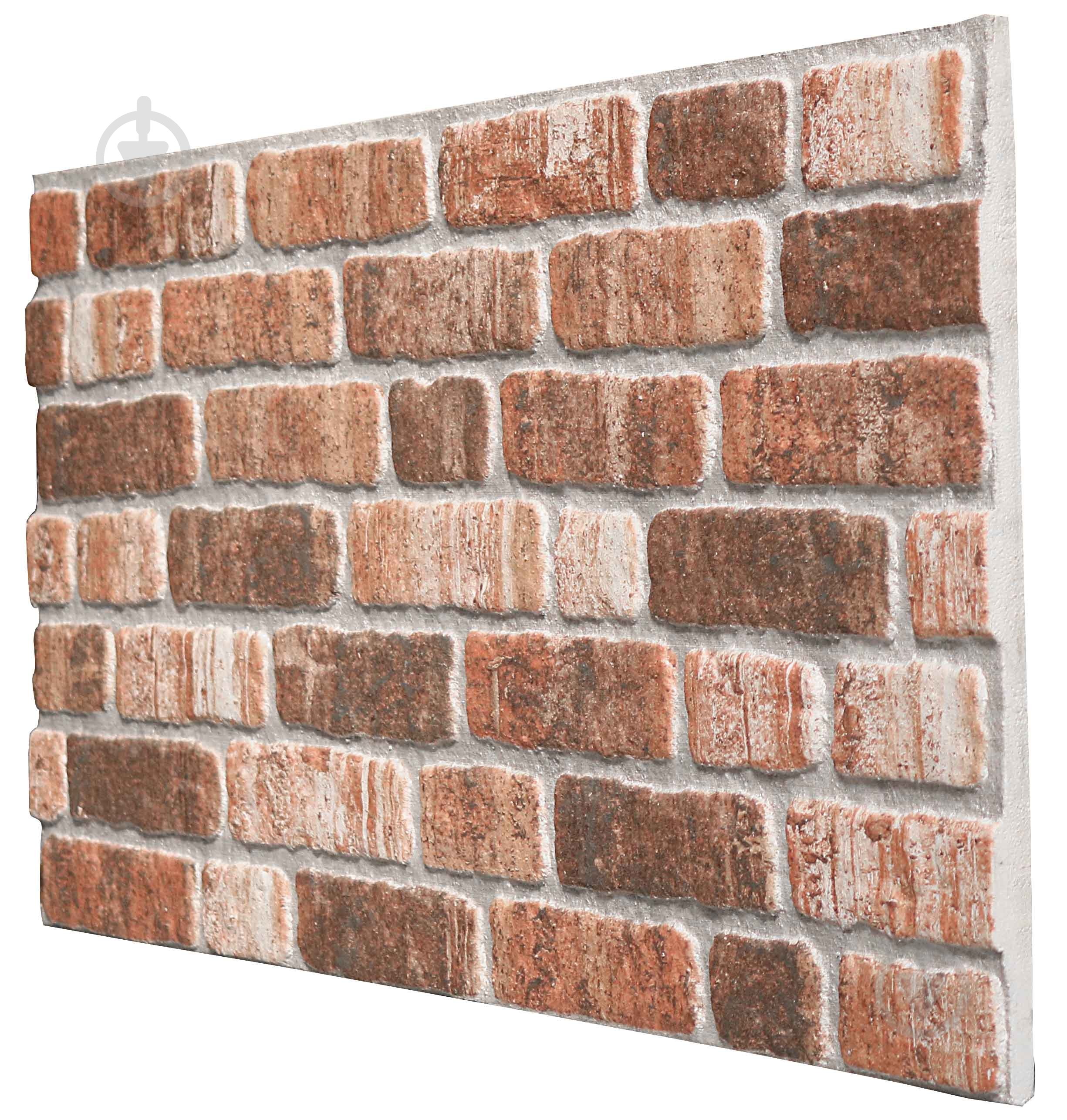 Термопанель Senaform кирпич 500x1200х20 мм 651-207 - фото 2