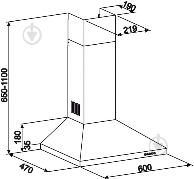 Вытяжка Eleyus Kent 700 60 BG - фото 10