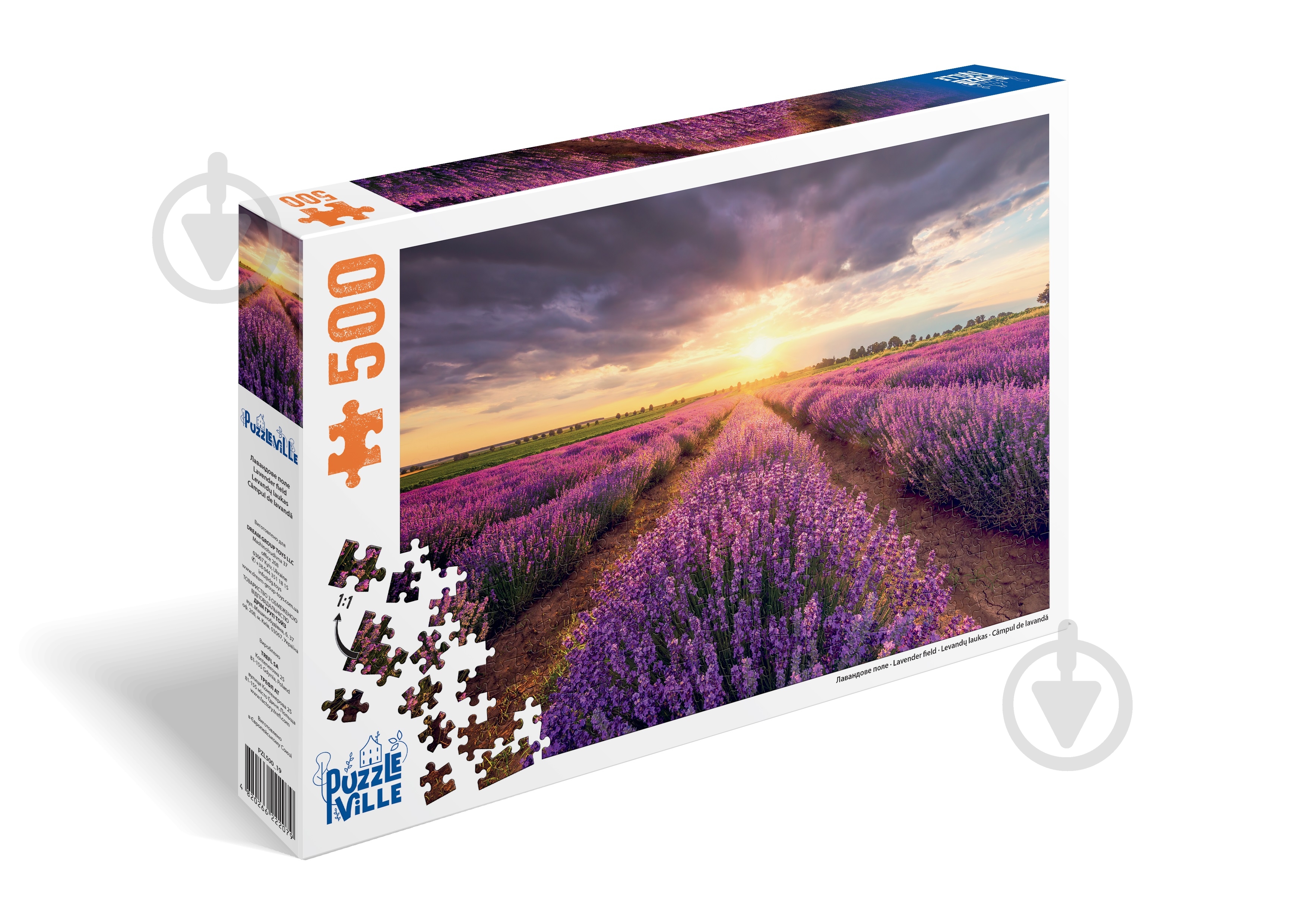 ᐉ Пазл PUZZLEVILLE Лавандовое поле 500 элементов PZL500_19