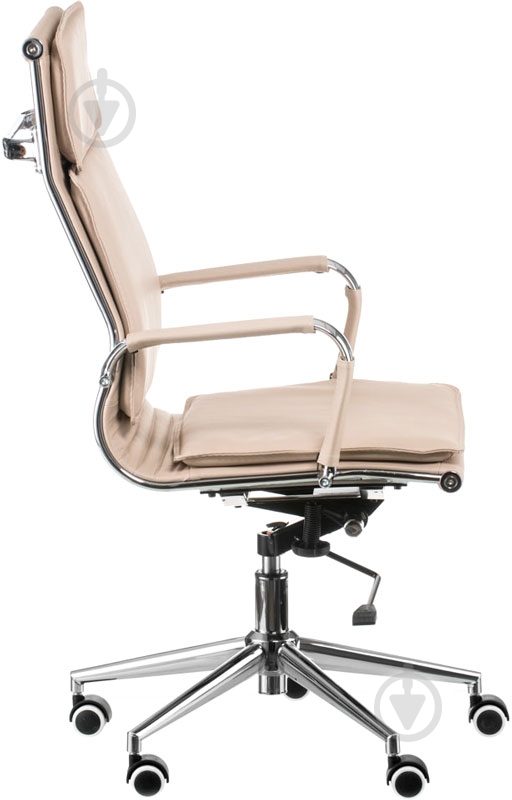 Кресло Special4You Solano 4 artleather E5852 бежевый - фото 4