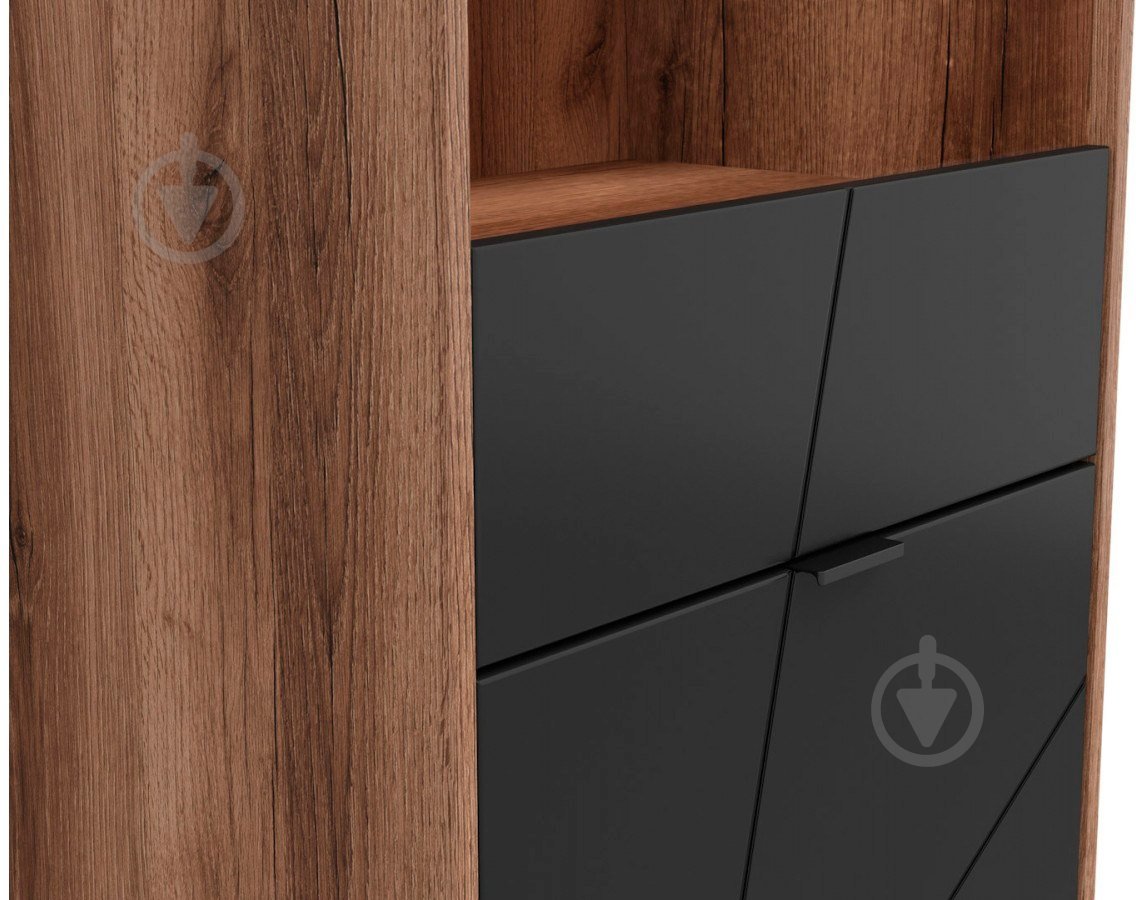 Витрина BRW Forn 2005х640х425 мм дуб делано/ черный матовый (S471-REG1D1W-DDC/CAM) - фото 4