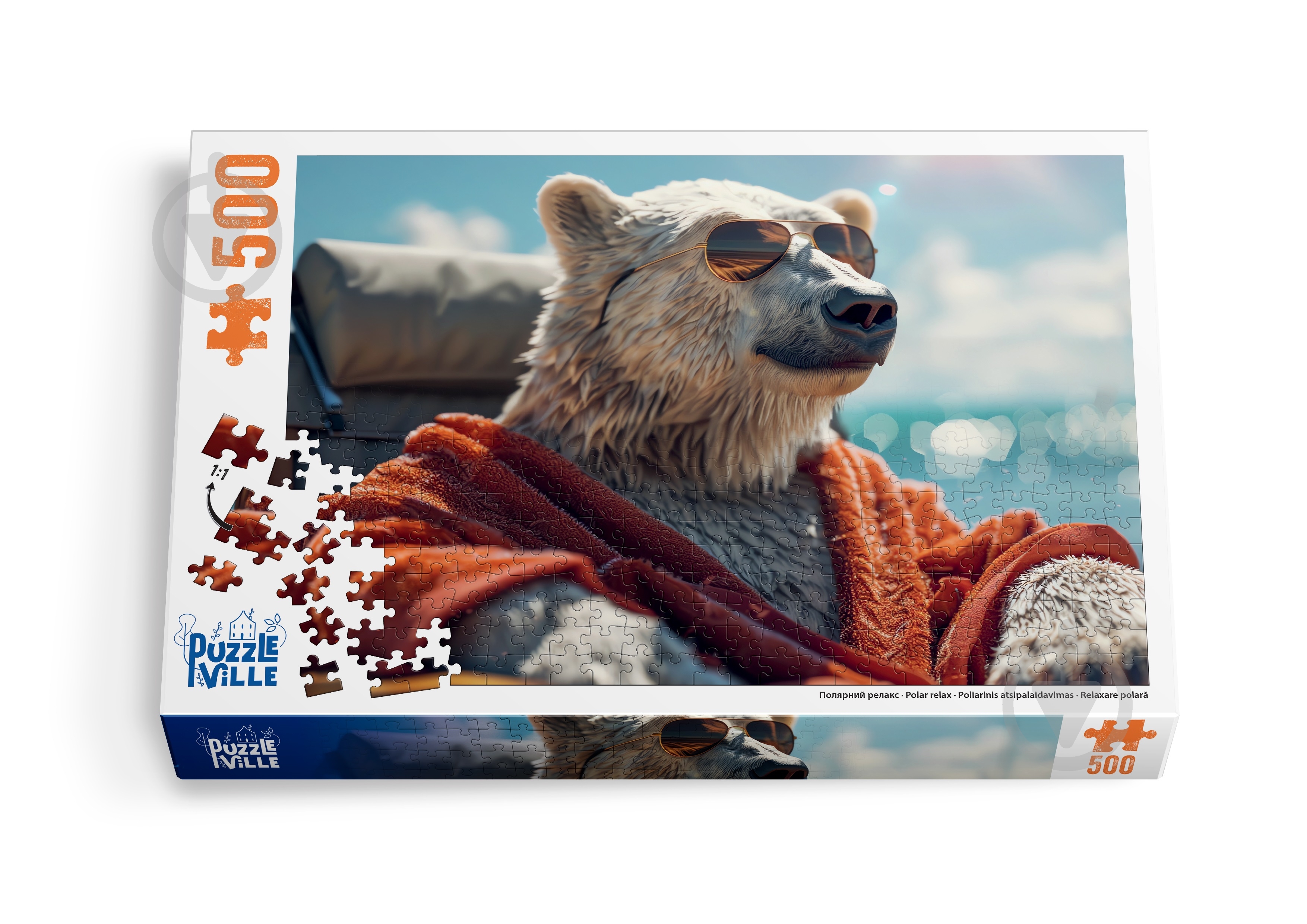 Пазл PUZZLEVILLE Полярный релакс 500 элементов PZL500_23 - фото 3 Пазл PUZZLEVILLE Полярный релакс 500 элементов PZL500_23 - фото 3