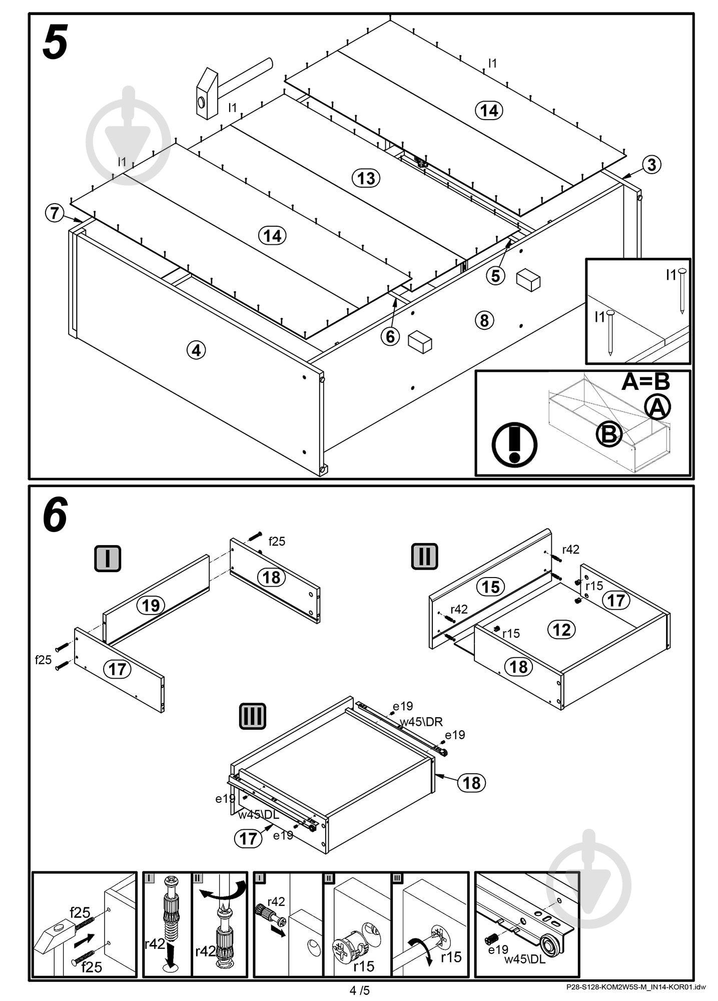 Вітрина BRW Україна KOM 2W 5S Kaspian дуб сонома - фото 5