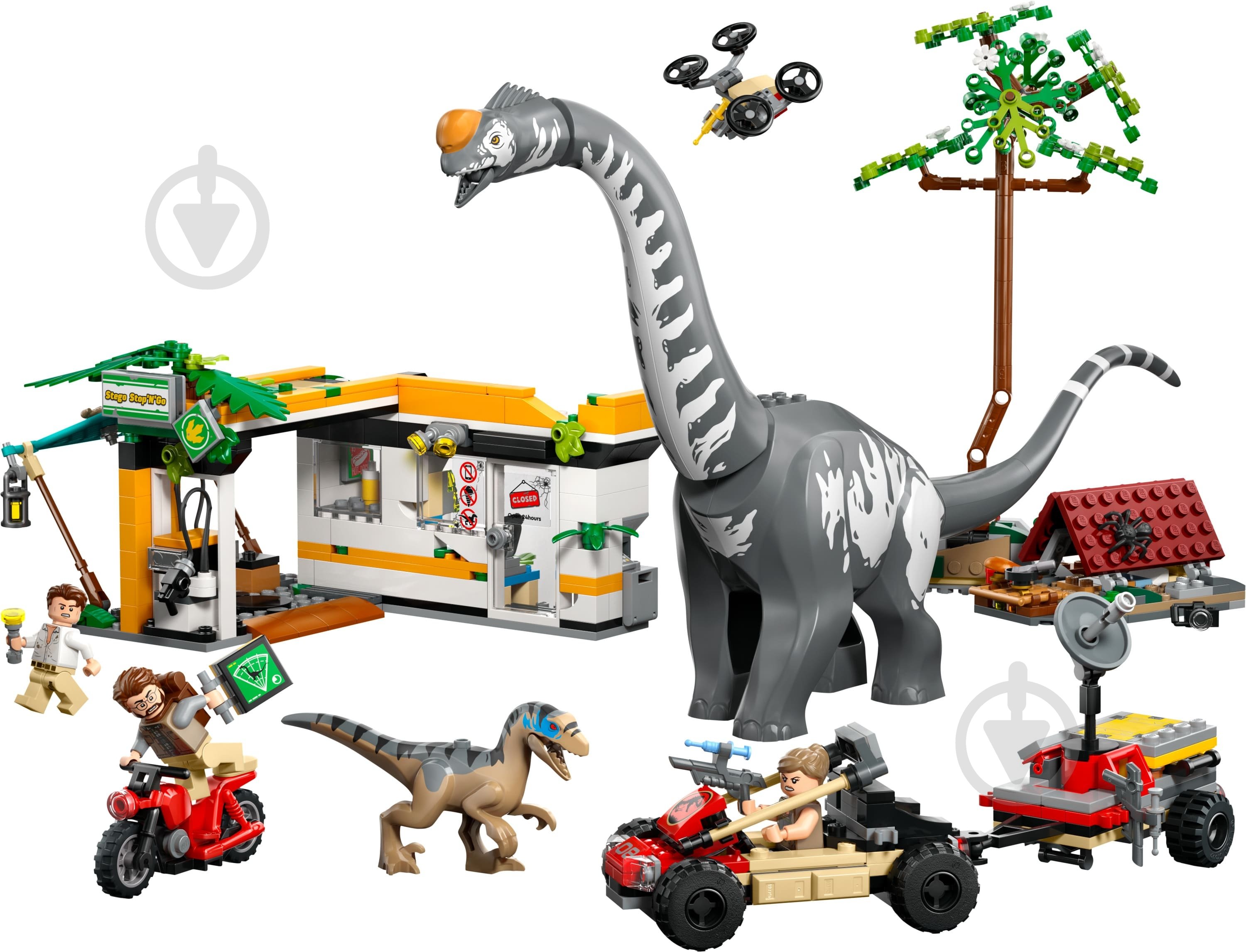 Конструктор LEGO Jurassic World Миссия по отслеживанию раптора и титанозавра 76973 - фото 3 Конструктор LEGO Jurassic World Миссия по отслеживанию раптора и титанозавра 76973 - фото 3