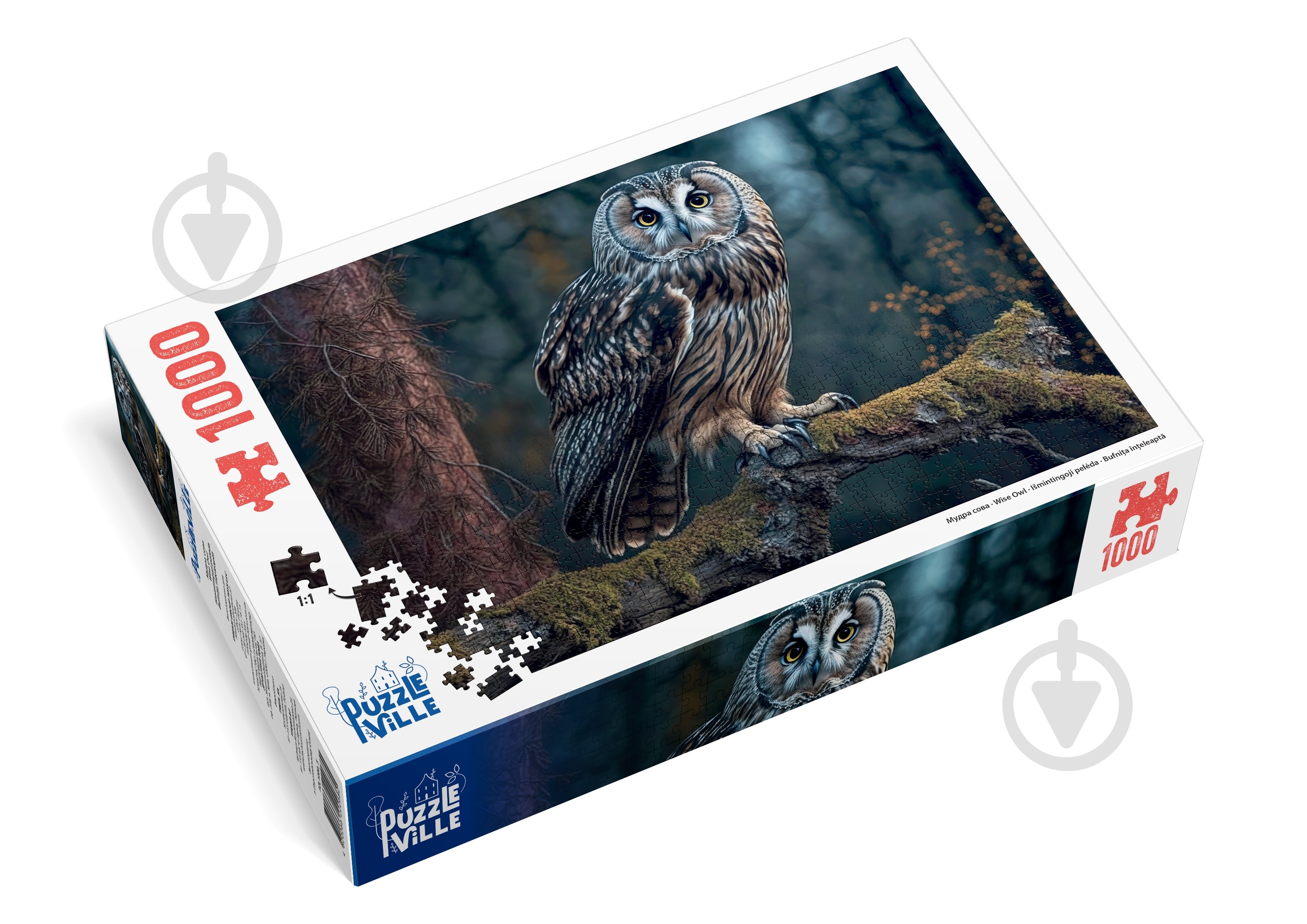 Пазл PUZZLEVILLE Мудра сова 1000 елементів PZL1000_5 - фото 5 Пазл PUZZLEVILLE Мудра сова 1000 елементів PZL1000_5 - фото 5