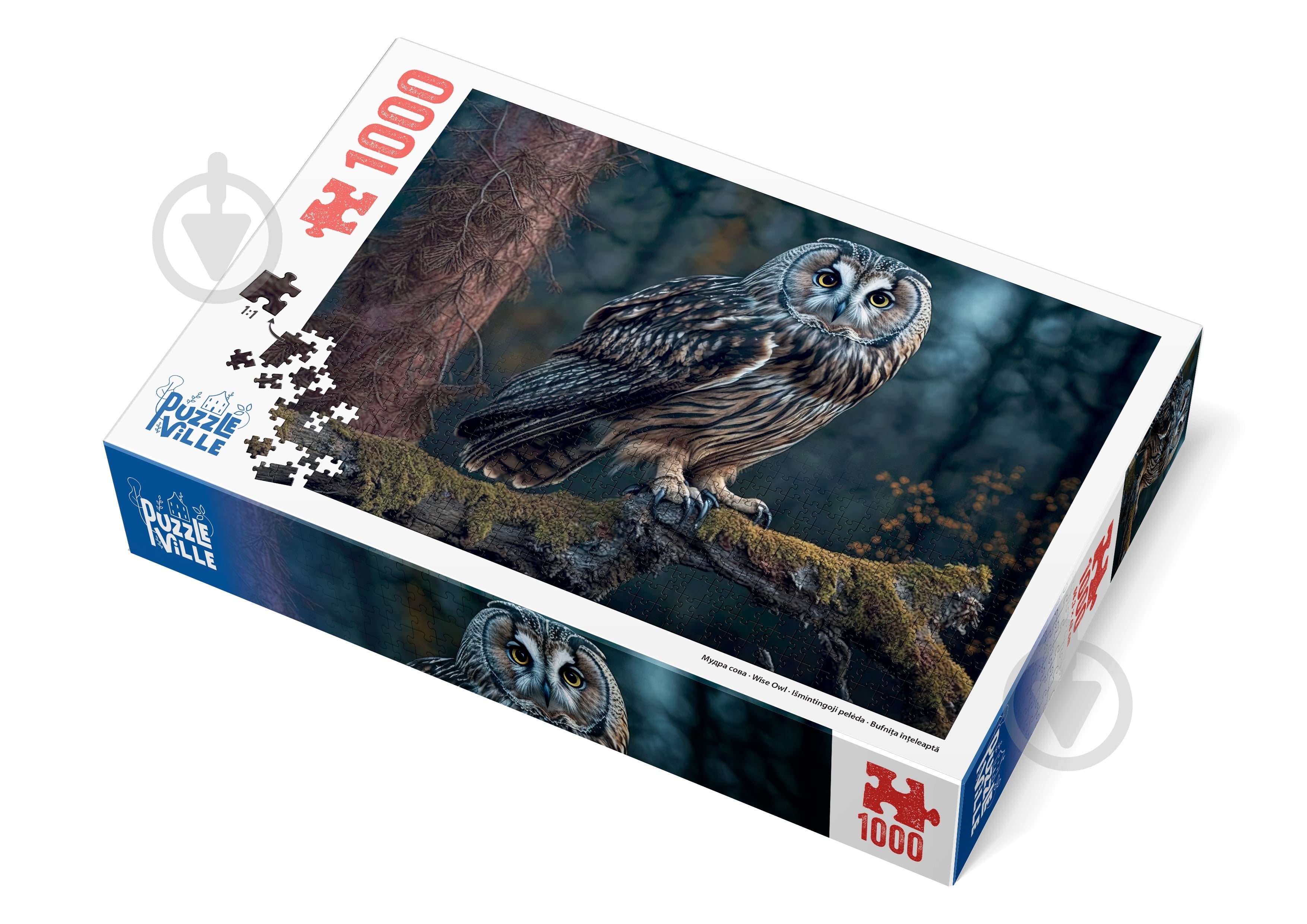 Пазл PUZZLEVILLE Мудра сова 1000 елементів PZL1000_5 - фото 6 Пазл PUZZLEVILLE Мудра сова 1000 елементів PZL1000_5 - фото 6