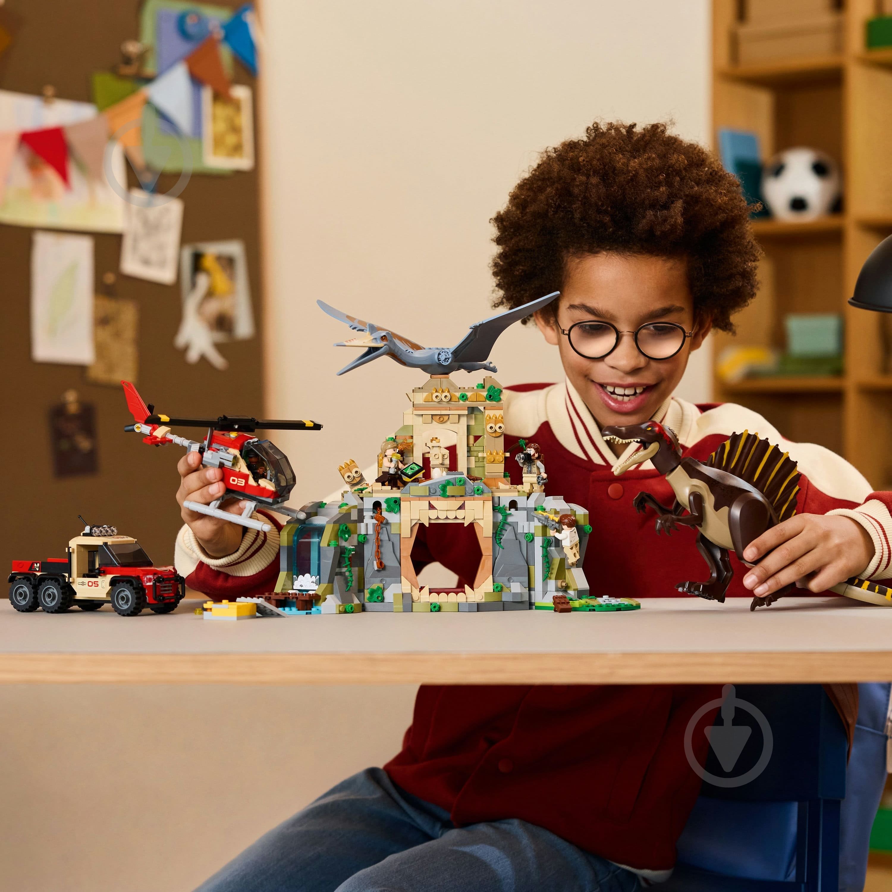 Конструктор LEGO Jurassic World Повітряна місія зі спинозавром і кетцалькоатлем 76976 - фото 4