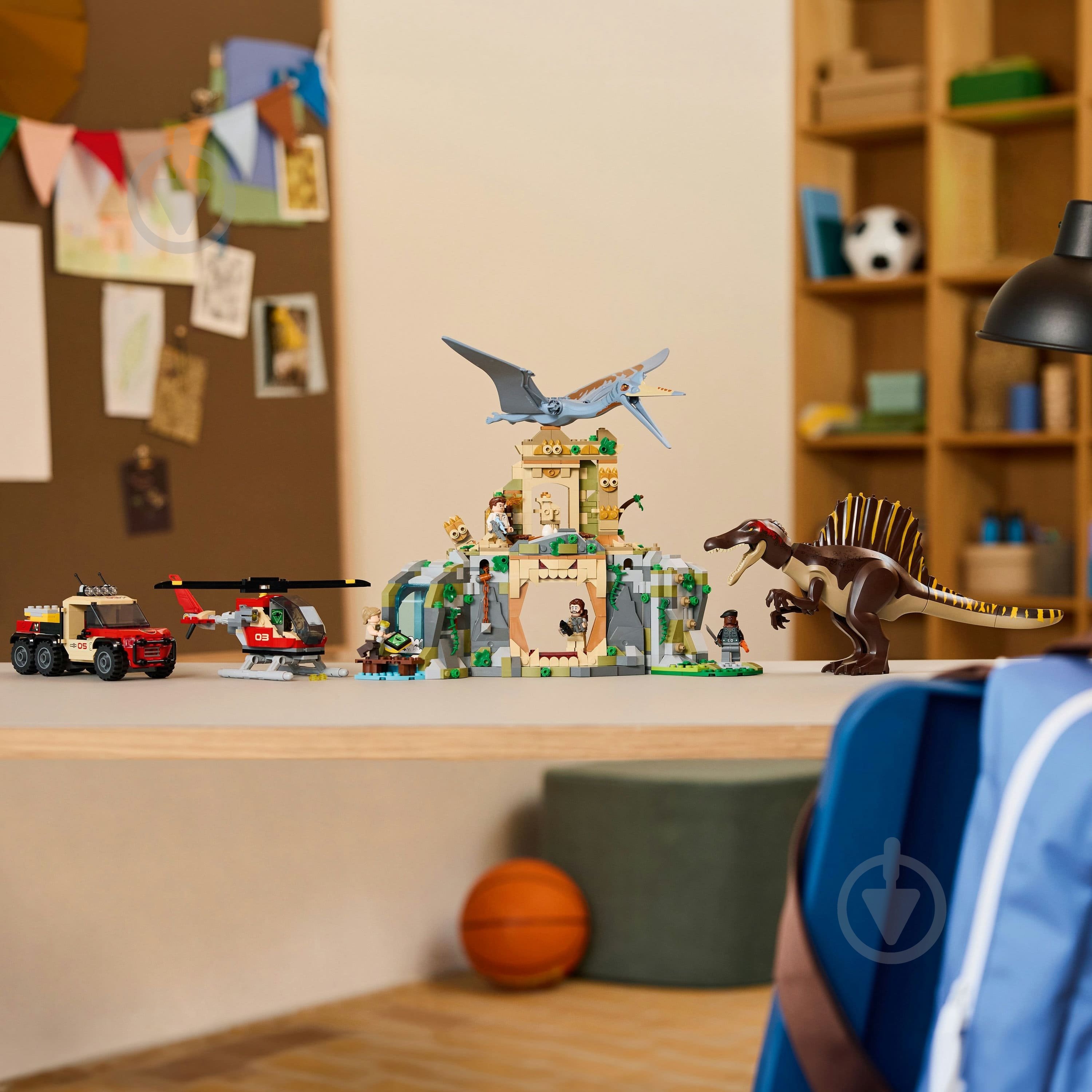 Конструктор LEGO Jurassic World Повітряна місія зі спинозавром і кетцалькоатлем 76976 - фото 6