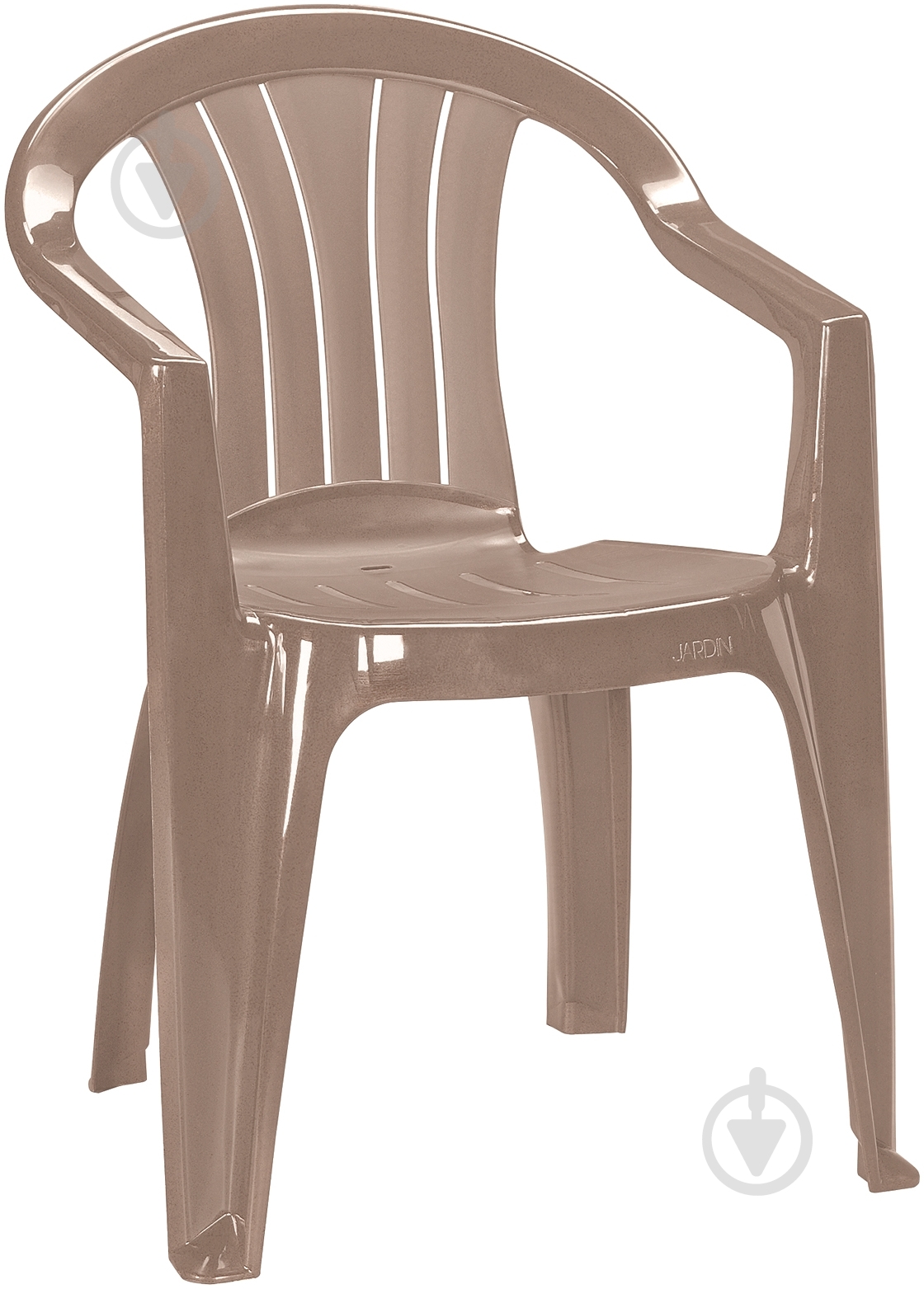 Стул пластиковый Curver Silicia капучино - фото 1