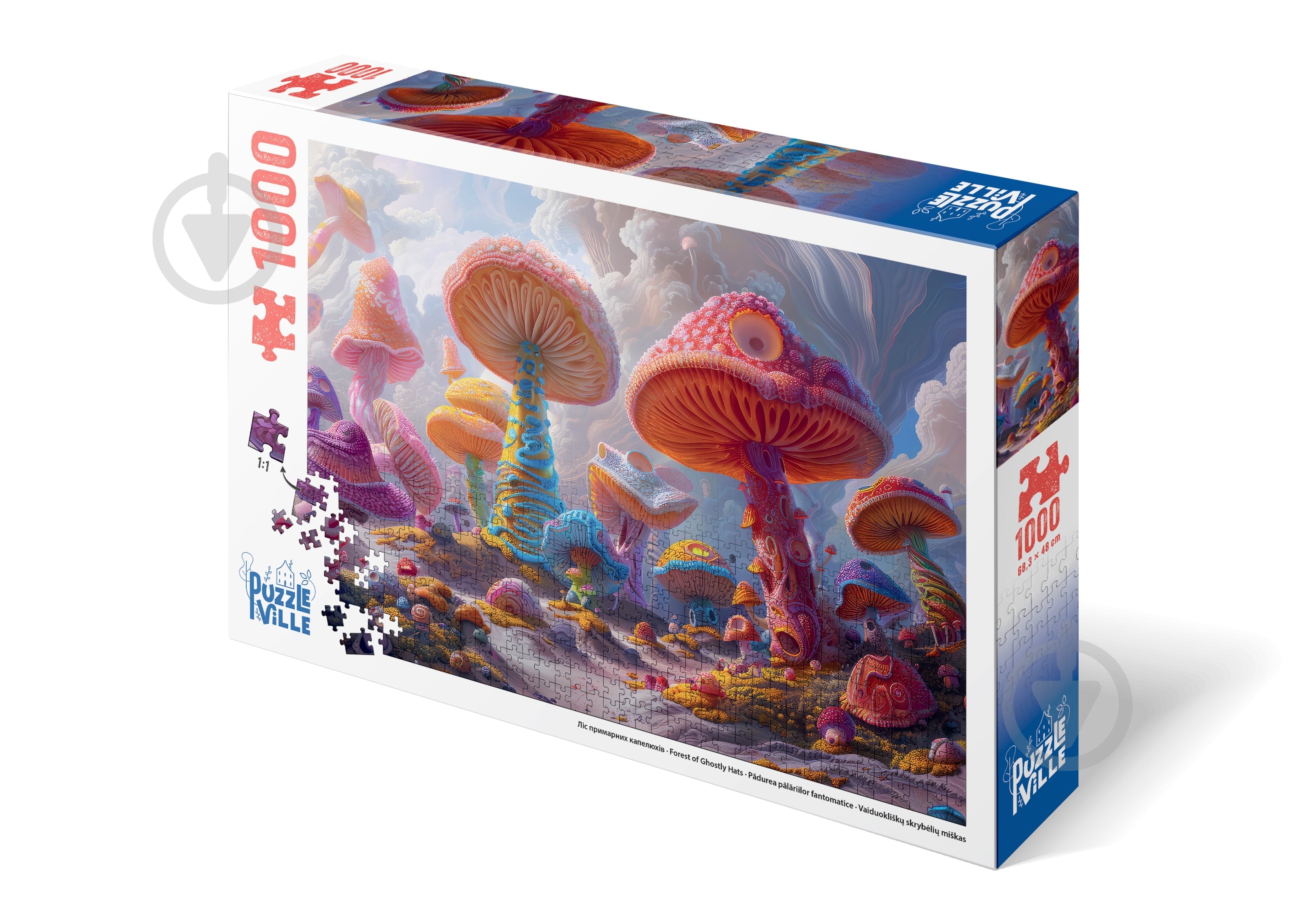 ᐉ Пазл PUZZLEVILLE Ліс примарних капелюхів 1000 елементів