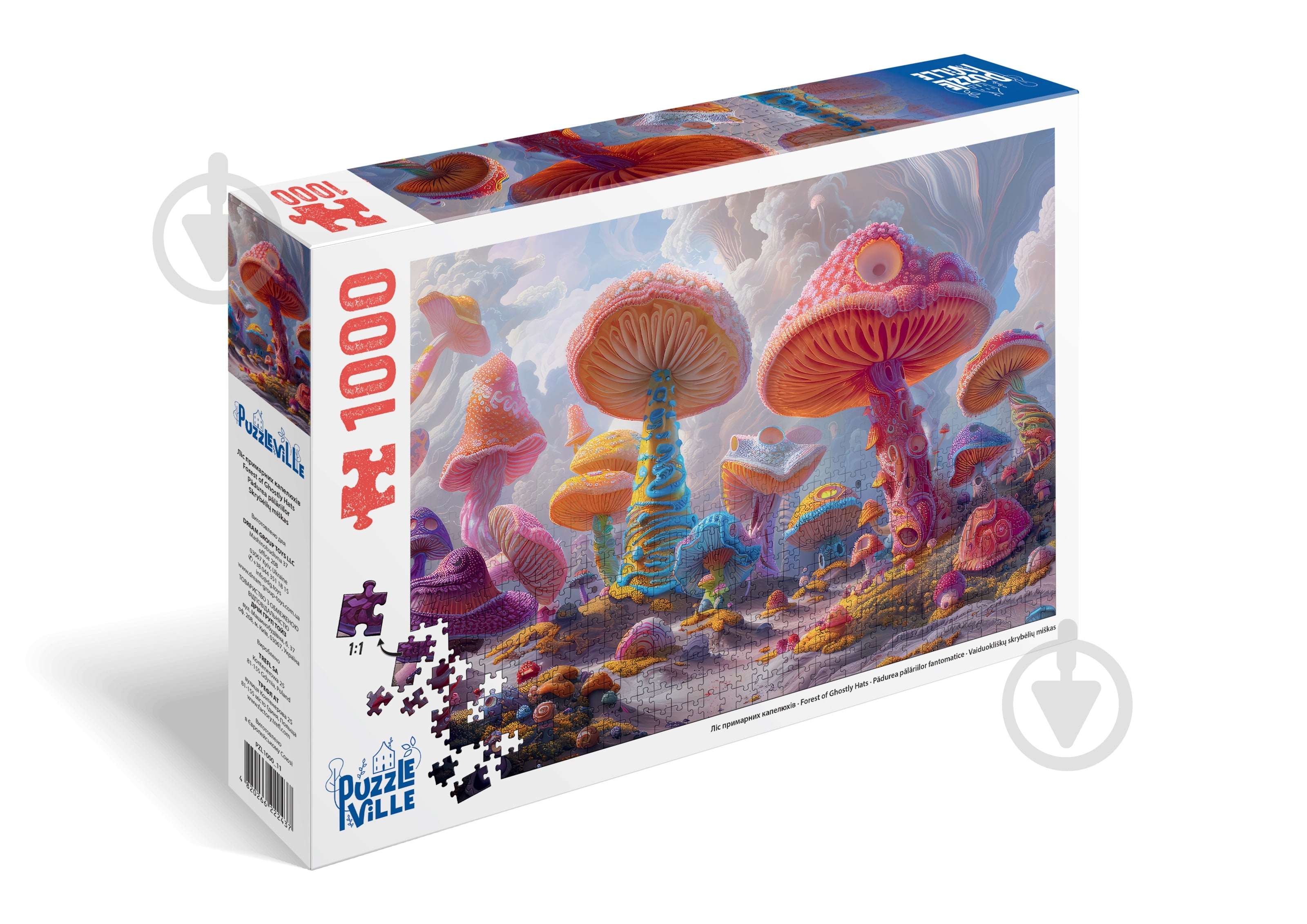 ᐉ Пазл PUZZLEVILLE Ліс примарних капелюхів 1000 елементів