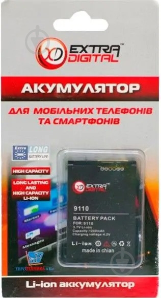 Аккумулятор EXTRADIGITAL HTC Trinity 1000 мА/ч (DV00DV6095) - фото 2
