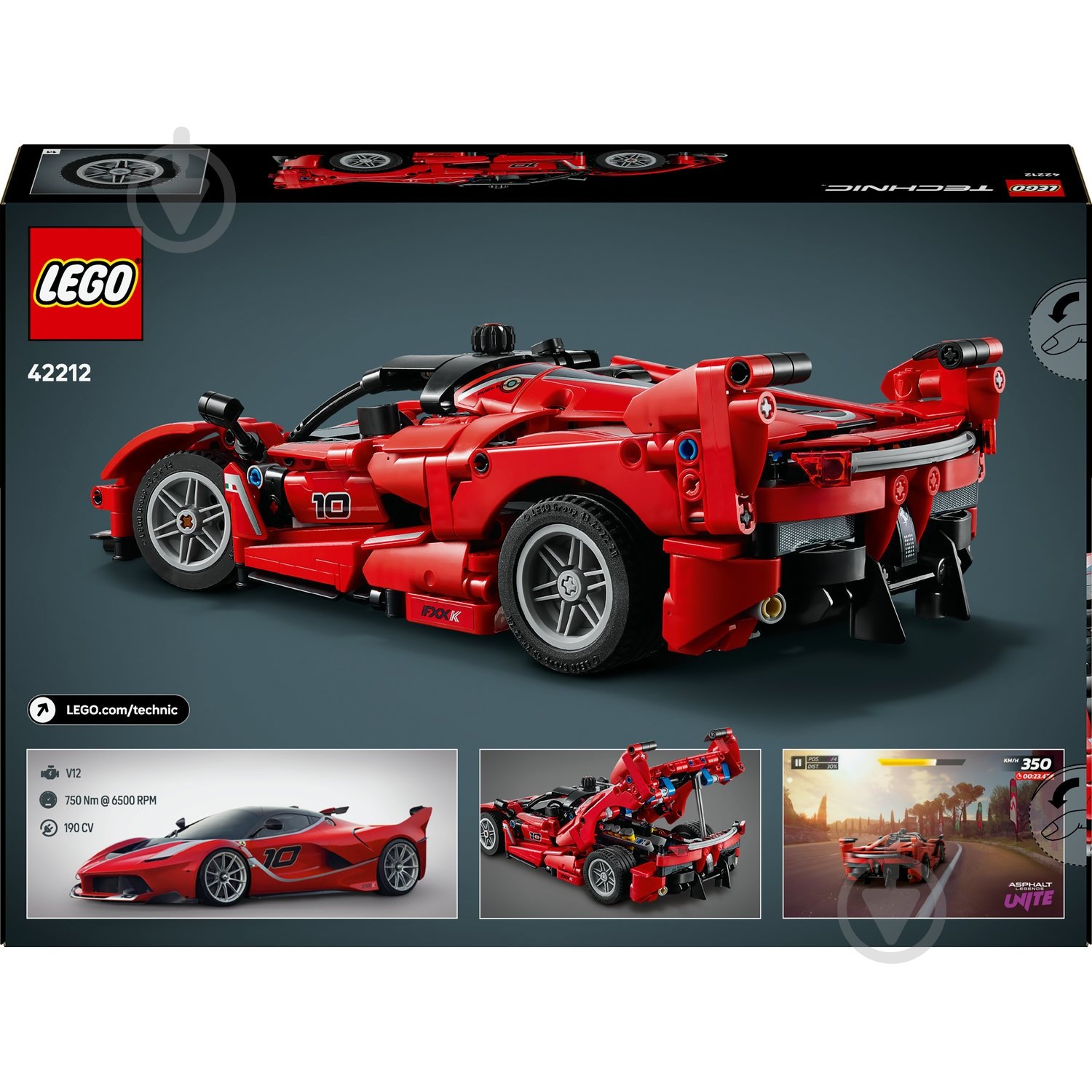 Конструктор LEGO Technic Ferrari FXX K 42212 - фото 2