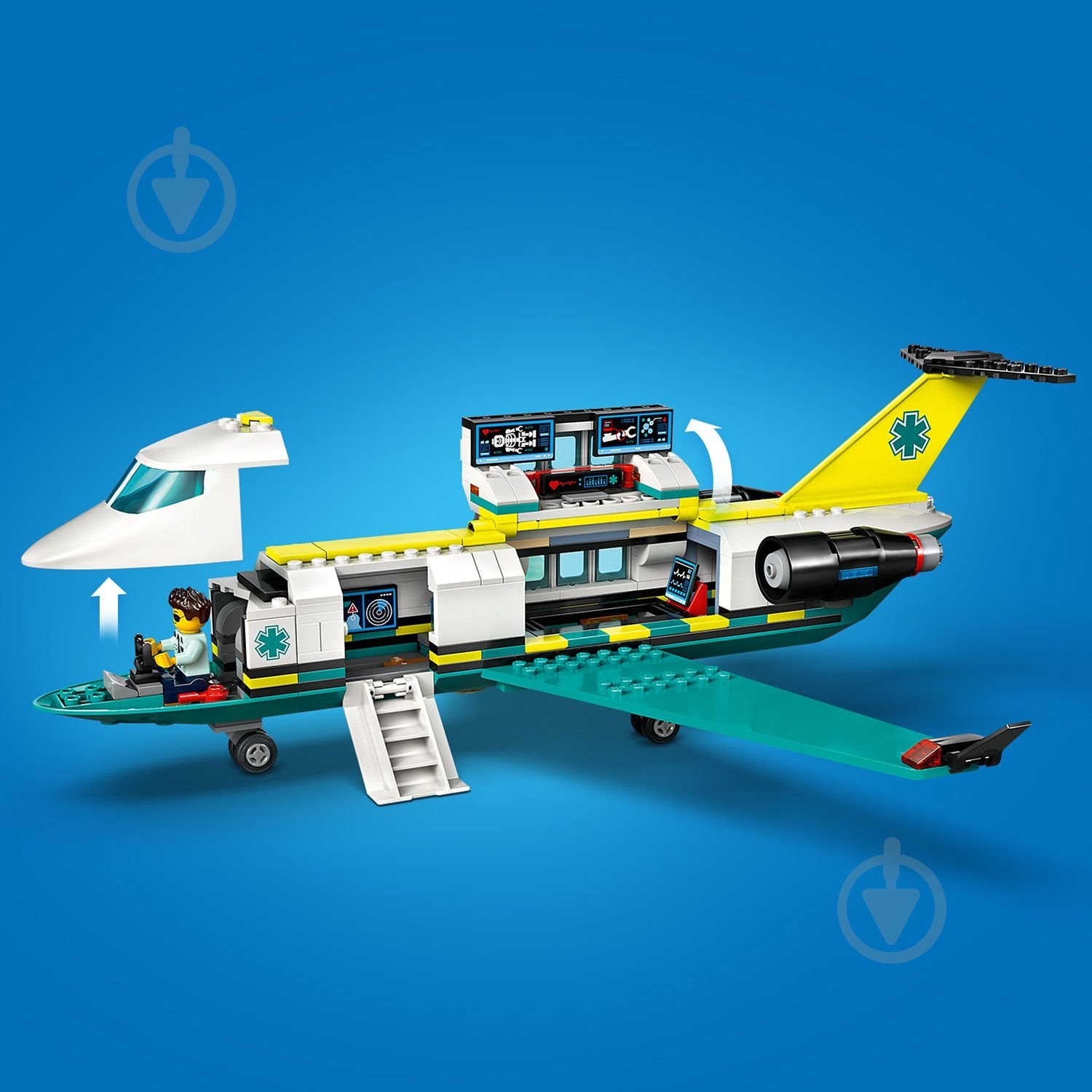 Конструктор LEGO City Літак швидкої медичної допомоги 60465 - фото 9