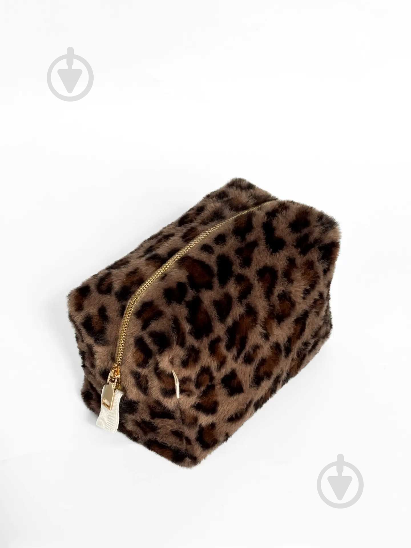 Косметичка MISO accessory мех Темный Лео - фото 2 Косметичка MISO accessory мех Темный Лео - фото 2