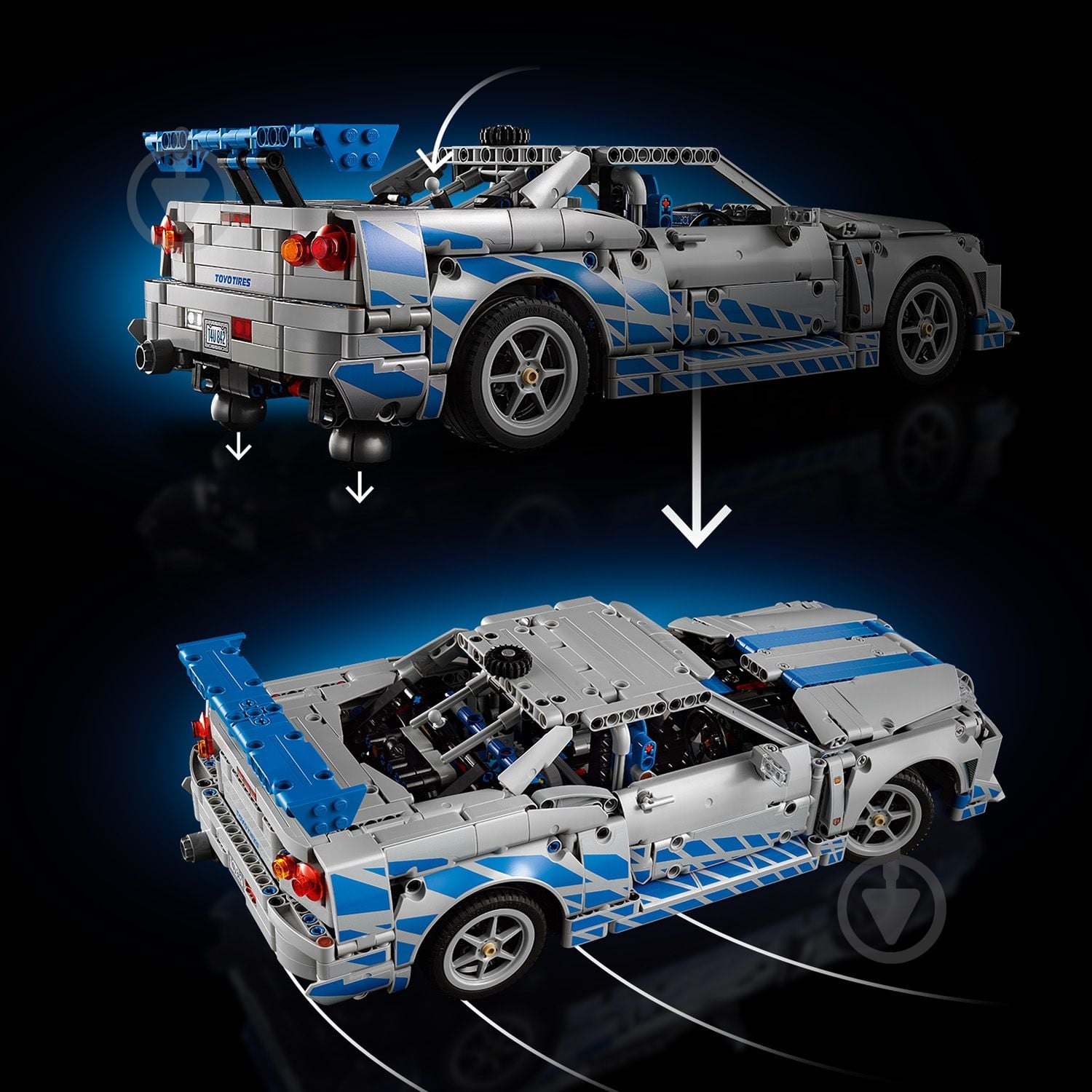 ᐉ Конструктор LEGO Technic Двойной форсаж Автомобиль Nissan