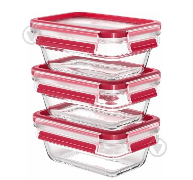 Набір контейнерів Tefal Master Seal 450 мл 3 шт. N1051718 - фото 1 Набір контейнерів Tefal Master Seal 450 мл 3 шт. N1051718 - фото 1