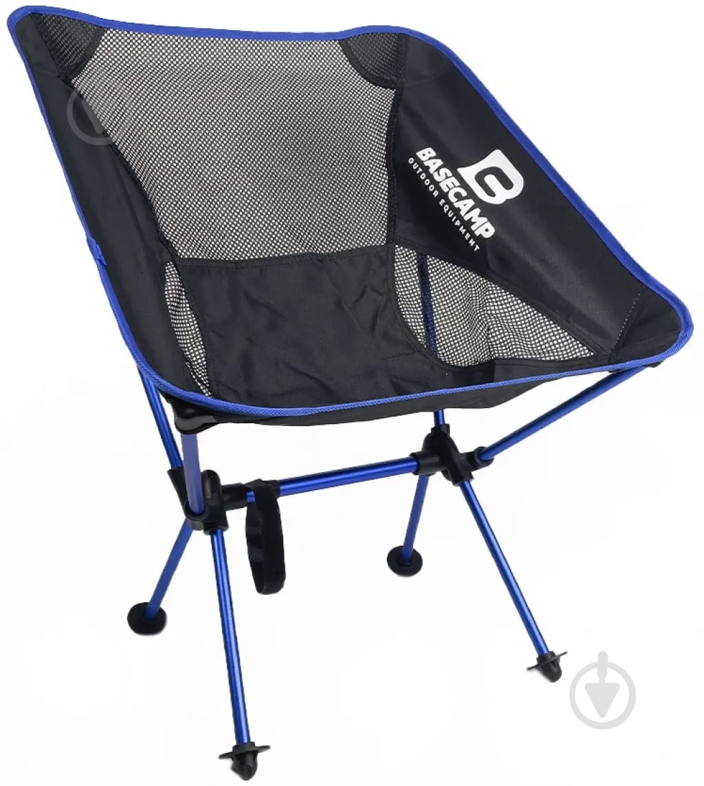 Кресло раскладное BaseCamp BCP 10307 Compact черный с синим - фото 1