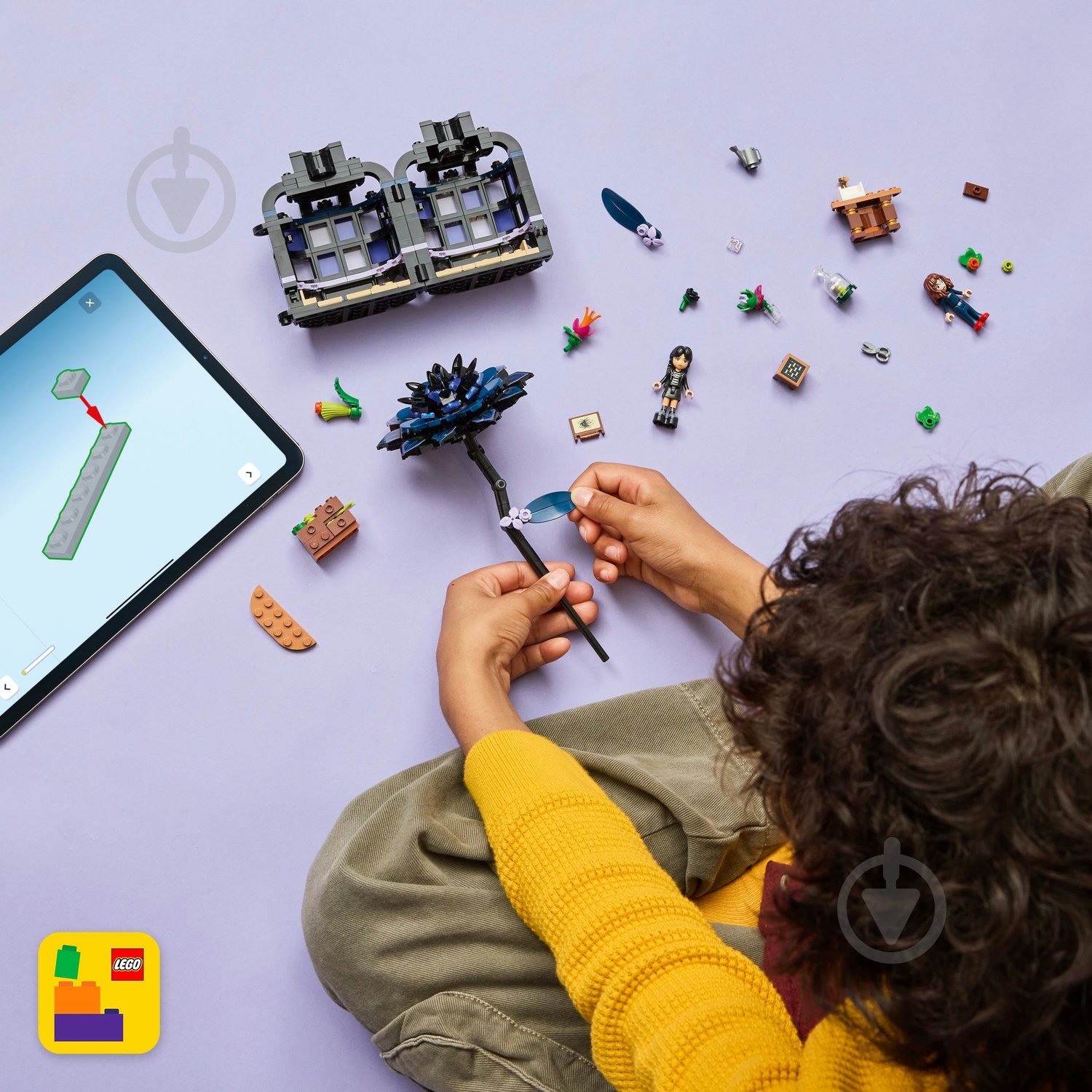 Конструктор LEGO Wednesday Квітка чорної жоржини 76784 - фото 5