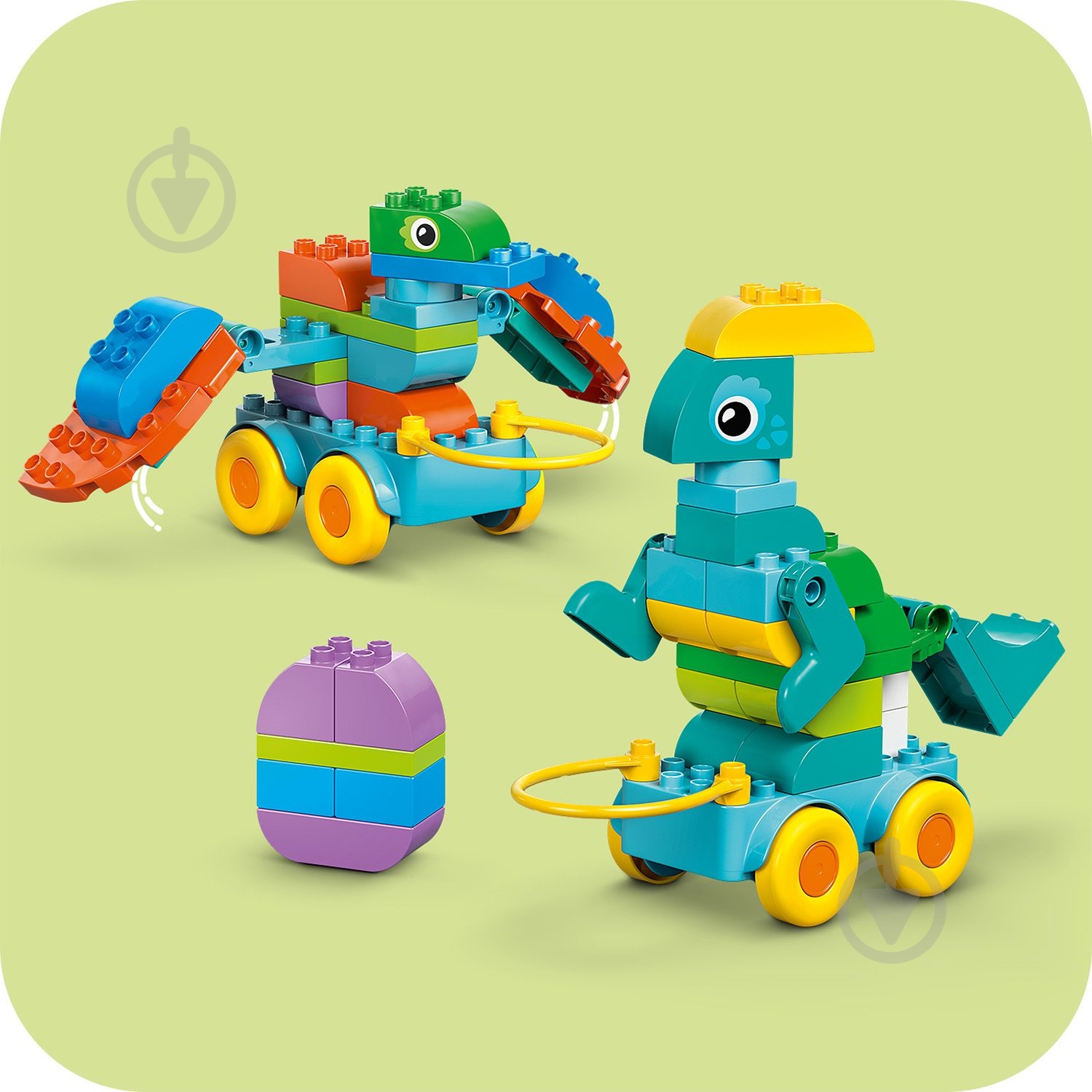 Конструктор LEGO DUPLO Динозаври на колесах 3в1 10451 - фото 7