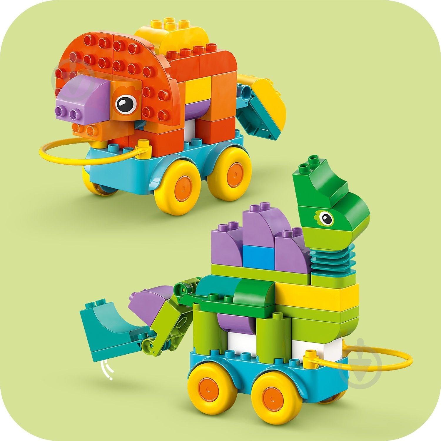 Конструктор LEGO DUPLO Динозаври на колесах 3в1 10451 - фото 8