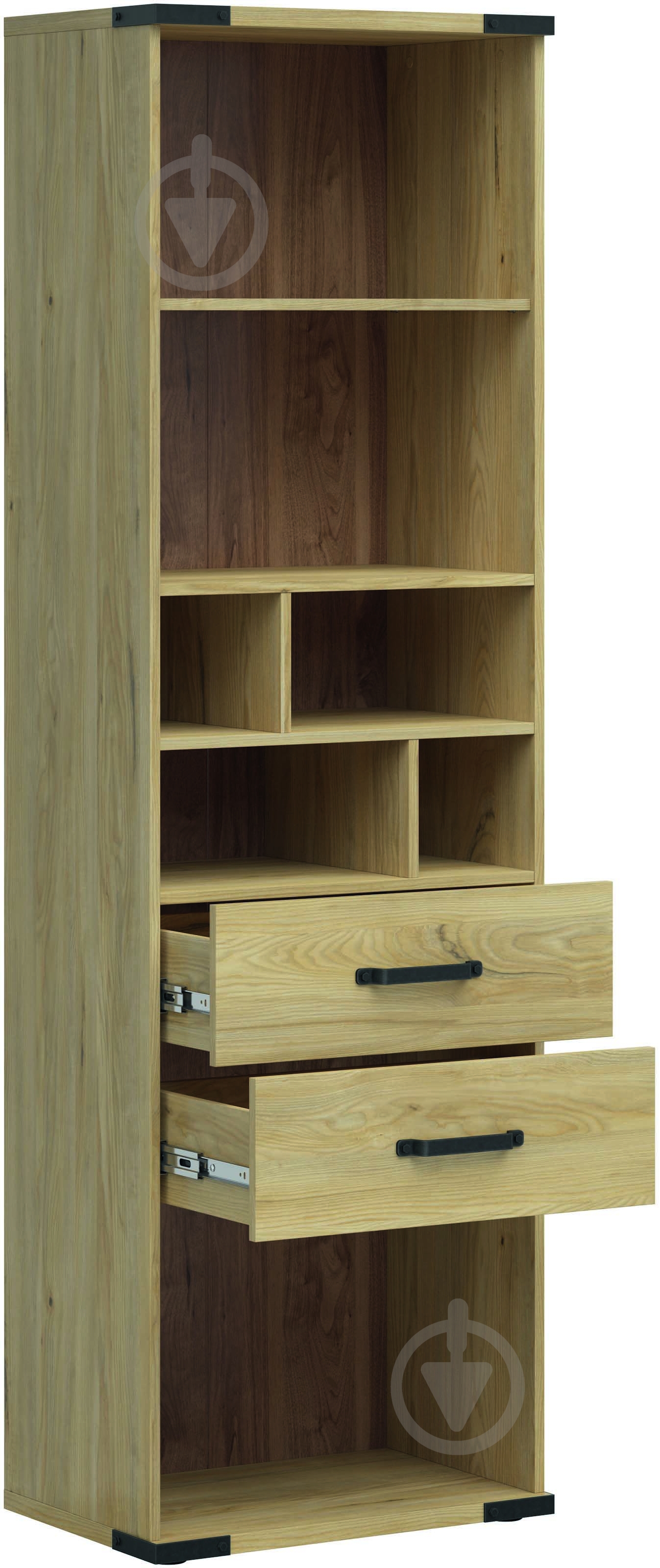 Стеллаж BRW Lara 1980х600х400 мм ясень белорусский (S463-REG2S-JBE) - фото 3 Стеллаж BRW Lara 1980х600х400 мм ясень белорусский (S463-REG2S-JBE) - фото 3