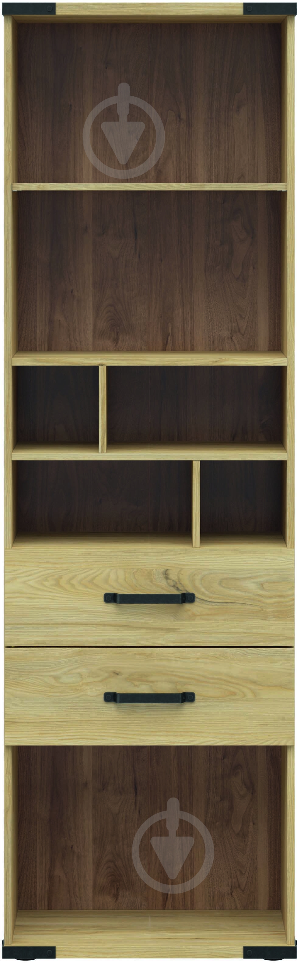 Стеллаж BRW Lara 1980х600х400 мм ясень белорусский (S463-REG2S-JBE) - фото 1 Стеллаж BRW Lara 1980х600х400 мм ясень белорусский (S463-REG2S-JBE) - фото 1