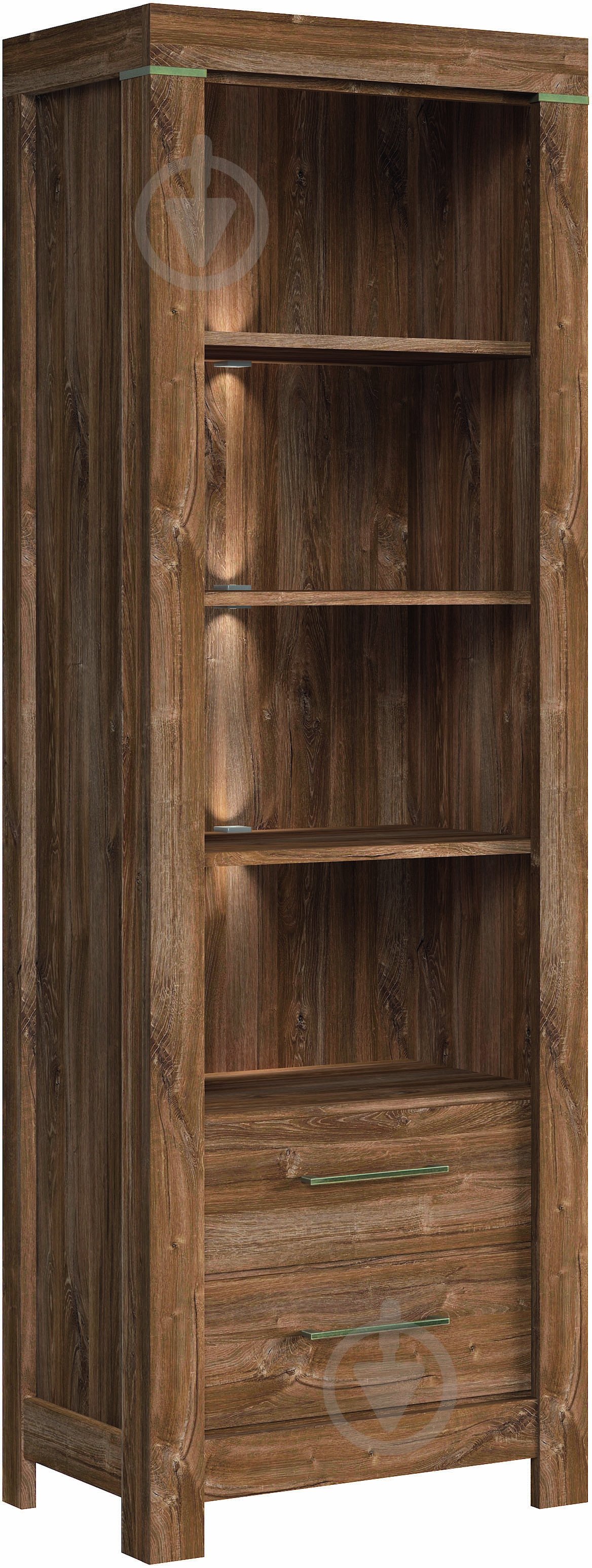 Стелаж BRW Gent 2005х680х420 мм дуб стірлінг (S228-REG2S/20/7-DAST) - фото 2 Стелаж BRW Gent 2005х680х420 мм дуб стірлінг (S228-REG2S/20/7-DAST) - фото 2