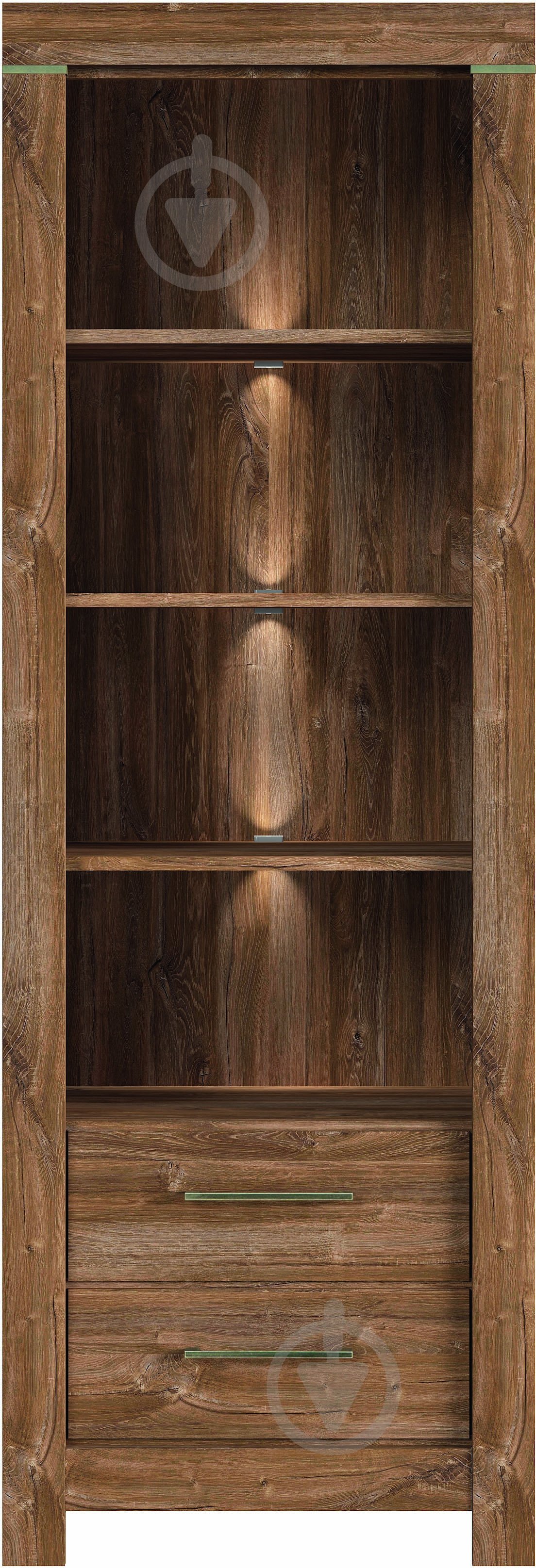 Стелаж BRW Gent 2005х680х420 мм дуб стірлінг (S228-REG2S/20/7-DAST) - фото 1 Стелаж BRW Gent 2005х680х420 мм дуб стірлінг (S228-REG2S/20/7-DAST) - фото 1