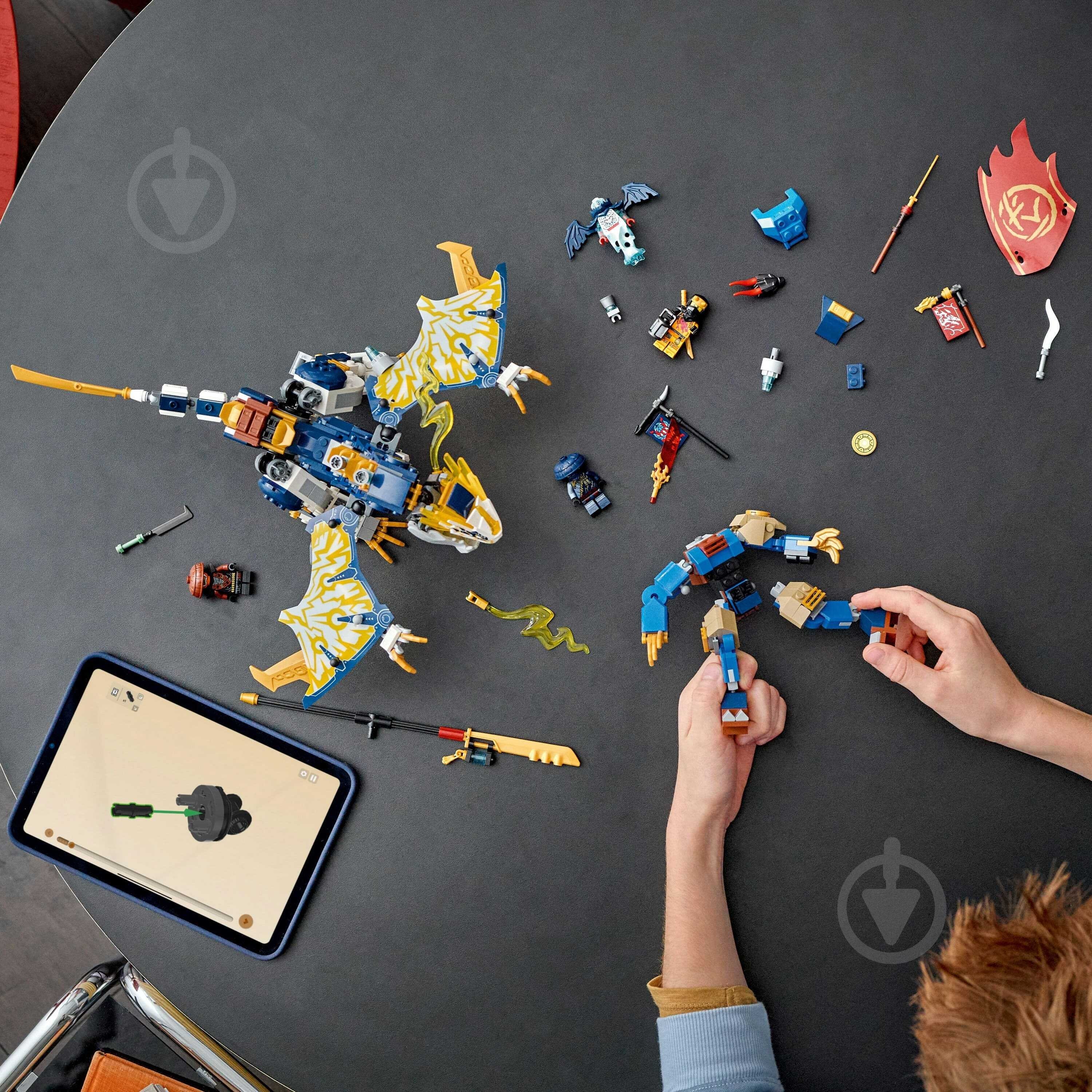 Конструктор LEGO NINJAGO Розбійник: Робот-вершник на драконі 71843 - фото 5