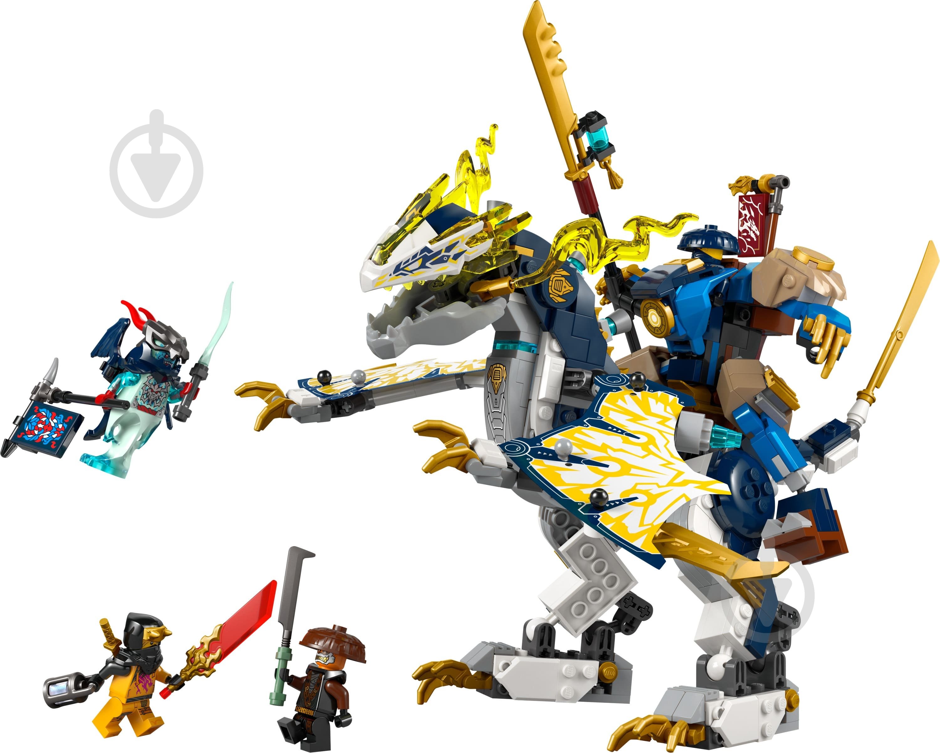 Конструктор LEGO NINJAGO Розбійник: Робот-вершник на драконі 71843 - фото 3