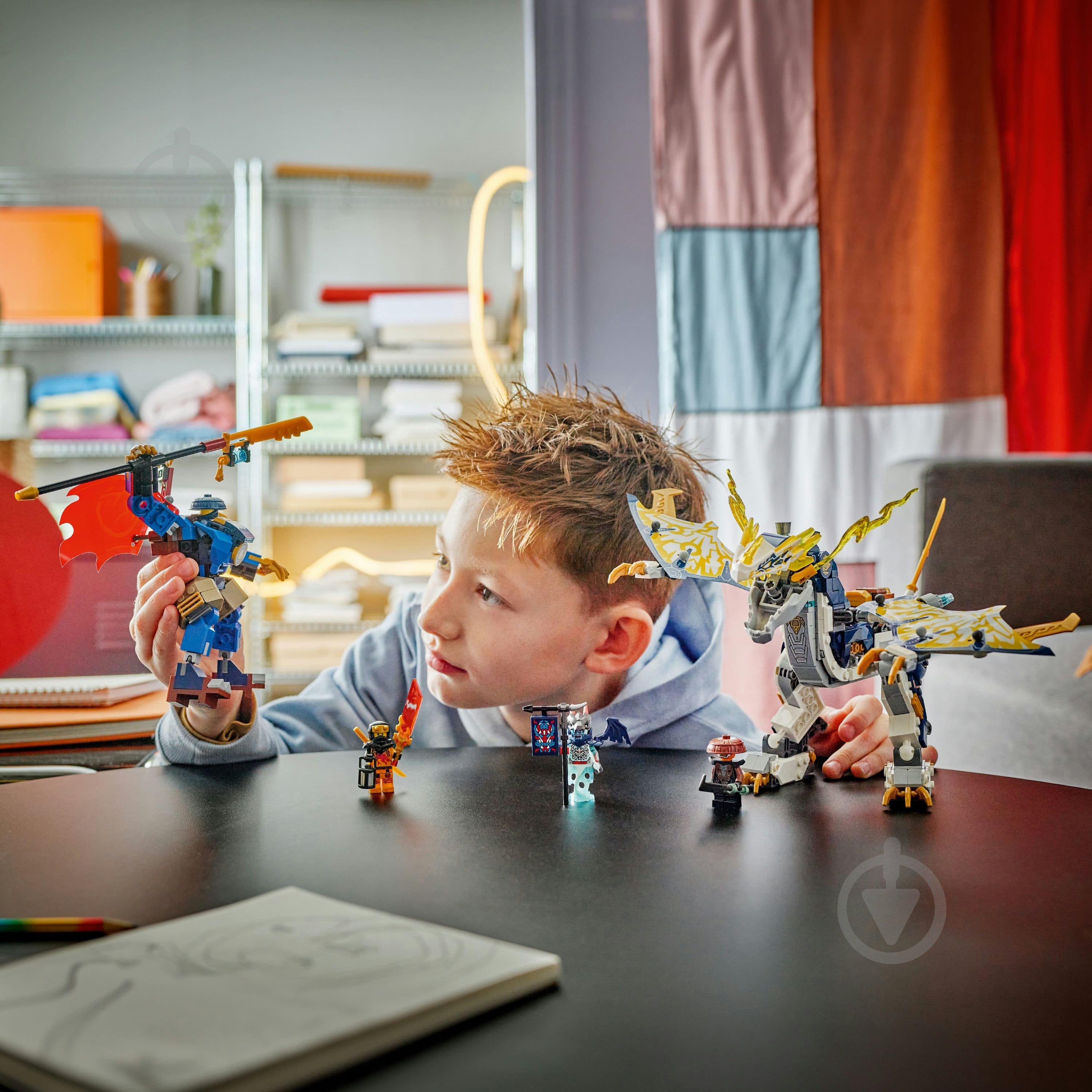 Конструктор LEGO NINJAGO Розбійник: Робот-вершник на драконі 71843 - фото 4