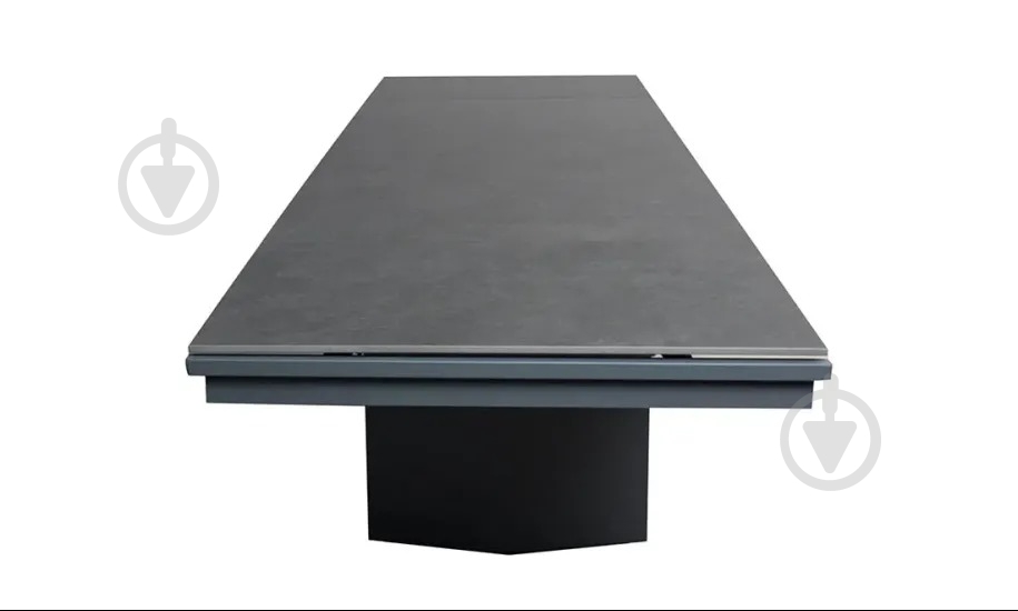 Стол обеденный Prestol Лео 1800(2960)x900x750мм черный/графит - фото 4