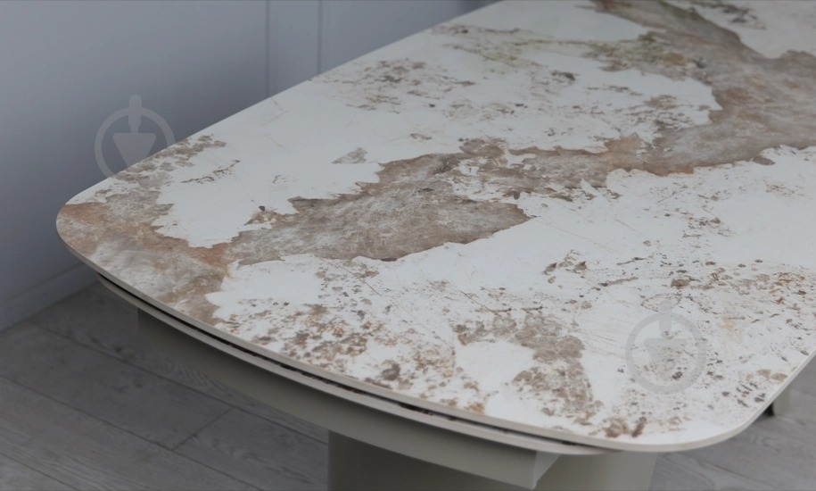 Стол обеденный Prestol Опера 2000(3000)x1000x750мм бежевый/бежевый - фото 11