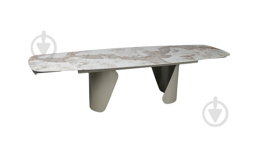 Стол обеденный Prestol Опера 2000(3000)x1000x750мм бежевый/бежевый - фото 7