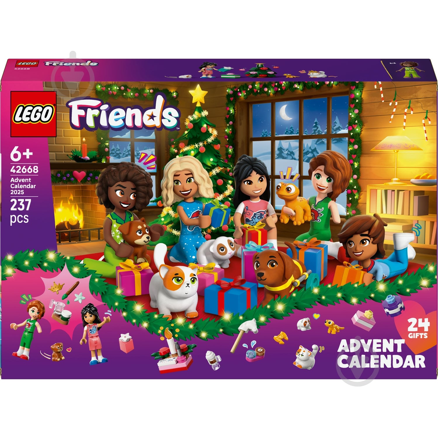 Конструктор LEGO Friends Адвент календарь 2025 42668 - фото 1