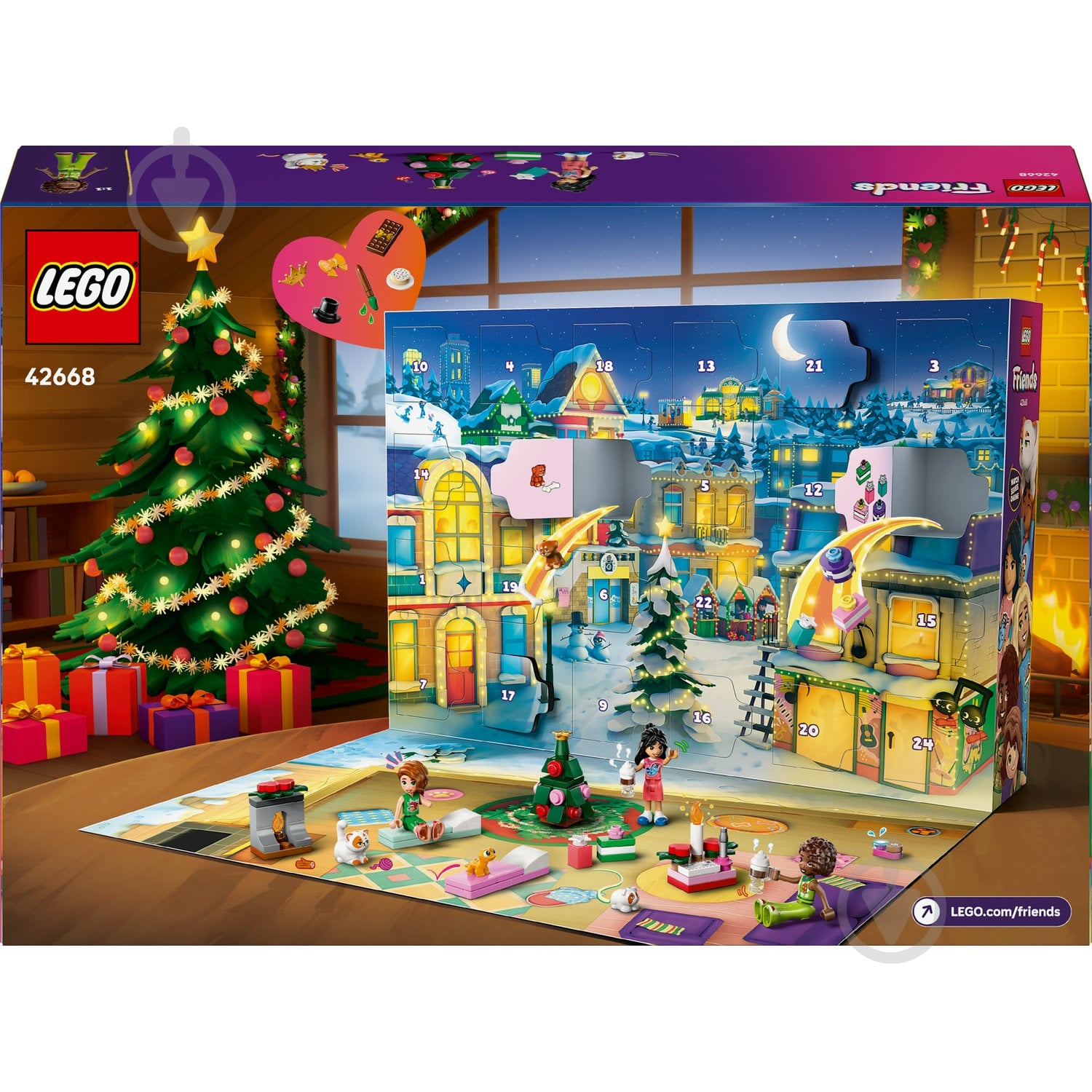 Конструктор LEGO Friends Адвент календарь 2025 42668 - фото 2