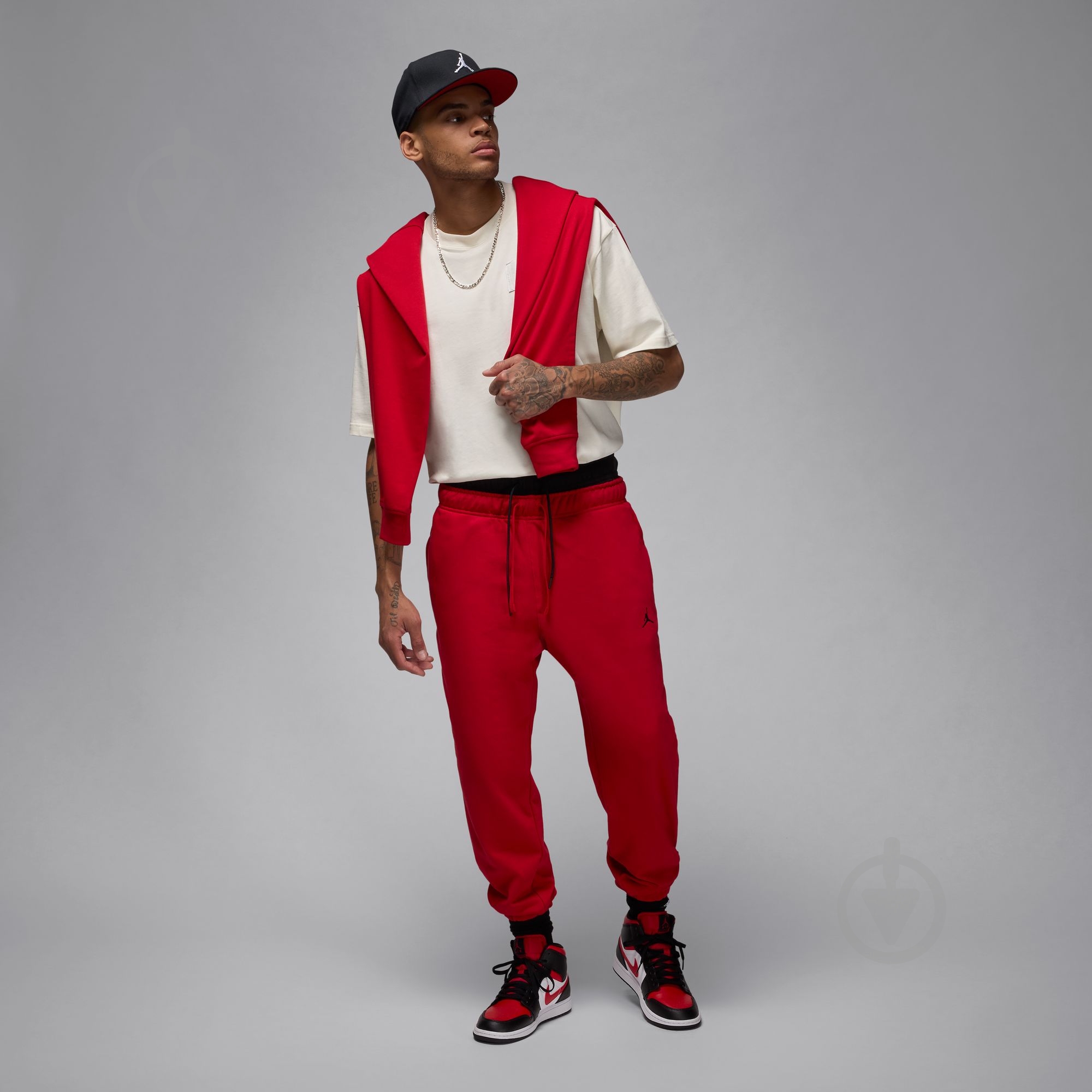 ᐉ Штани Jordan M J DF SPRT CSVR FLC PANT FV8608-687 р. L червоний