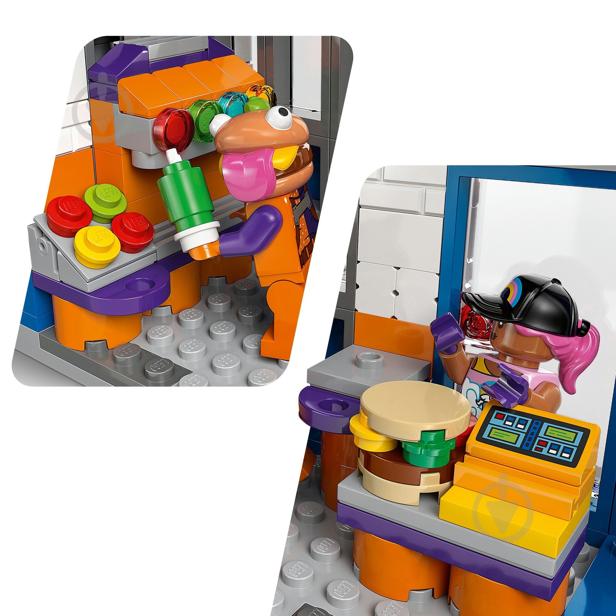 Конструктор LEGO Fortnite Durrr Burger ресторан 77076 - фото 6