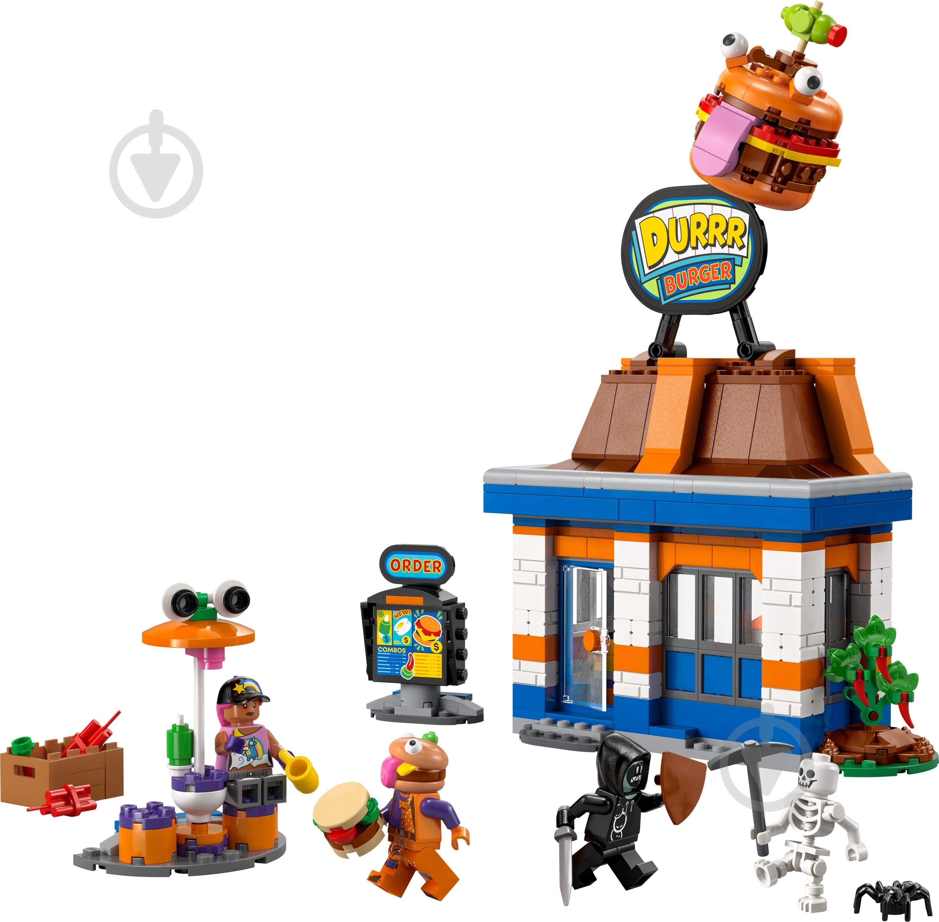 Конструктор LEGO Fortnite Durrr Burger ресторан 77076 - фото 3