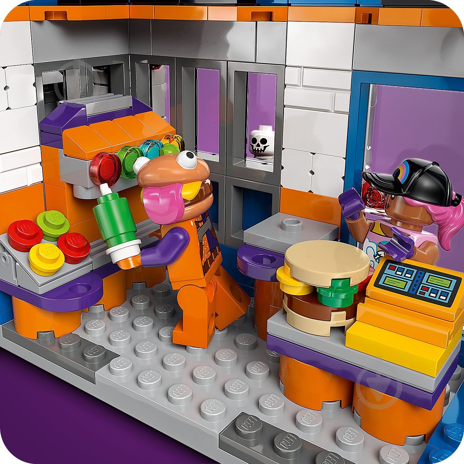 Конструктор LEGO Fortnite Durrr Burger ресторан 77076 - фото 7