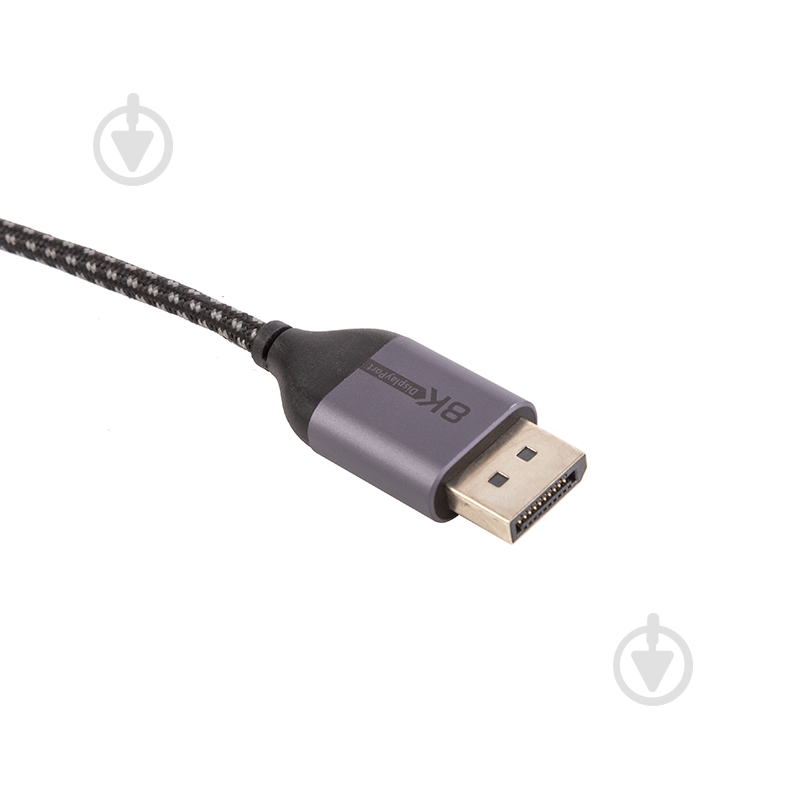 Кабель CableTime DisplayPort - DisplayPort CA914647 2 м grey/black (CA914647) - фото 3 Кабель CableTime DisplayPort - DisplayPort CA914647 2 м grey/black (CA914647) - фото 3