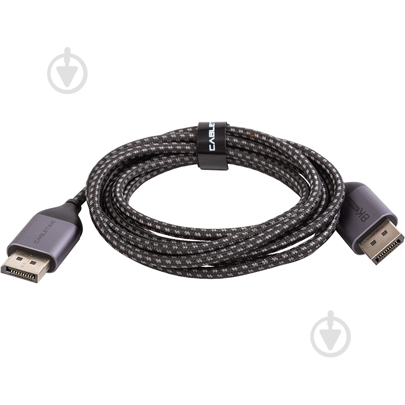 Кабель CableTime DisplayPort - DisplayPort CA914647 2 м grey/black (CA914647) - фото 2 Кабель CableTime DisplayPort - DisplayPort CA914647 2 м grey/black (CA914647) - фото 2