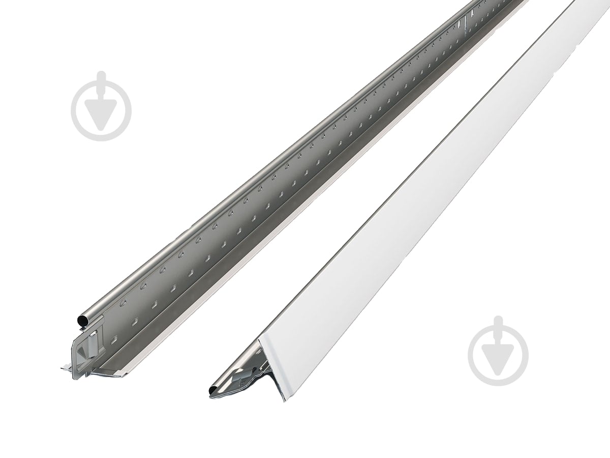 Профіль KRAFT Fortis T-24 1200x25x24 мм білий - фото 1