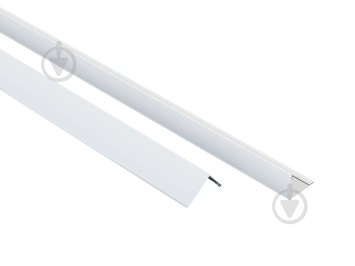 Кутник пристінний KRAFT Fortis L 3000x19x24 мм білий - фото 1