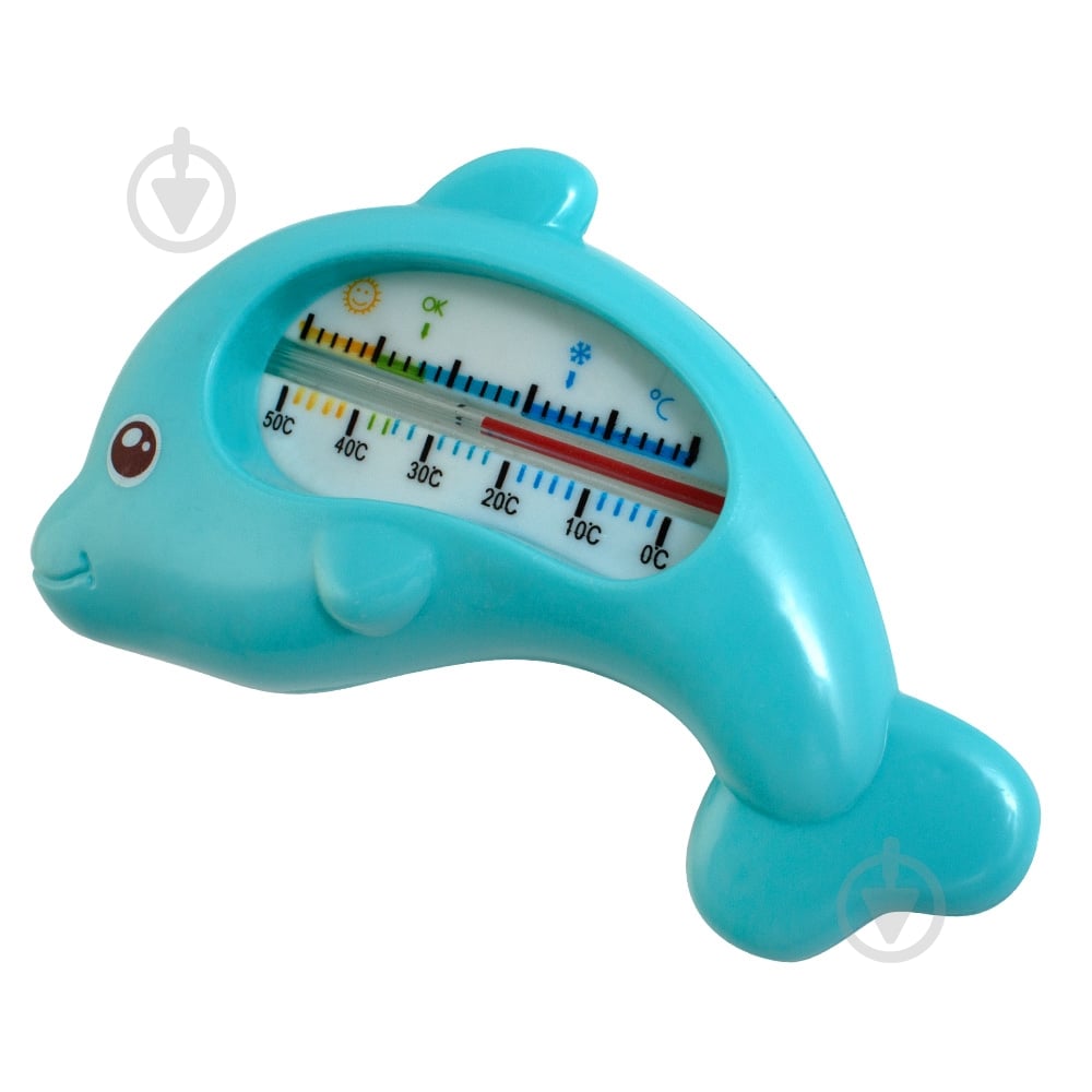 Термометр для води Arino Дельфін блакитний 67526 - фото 3